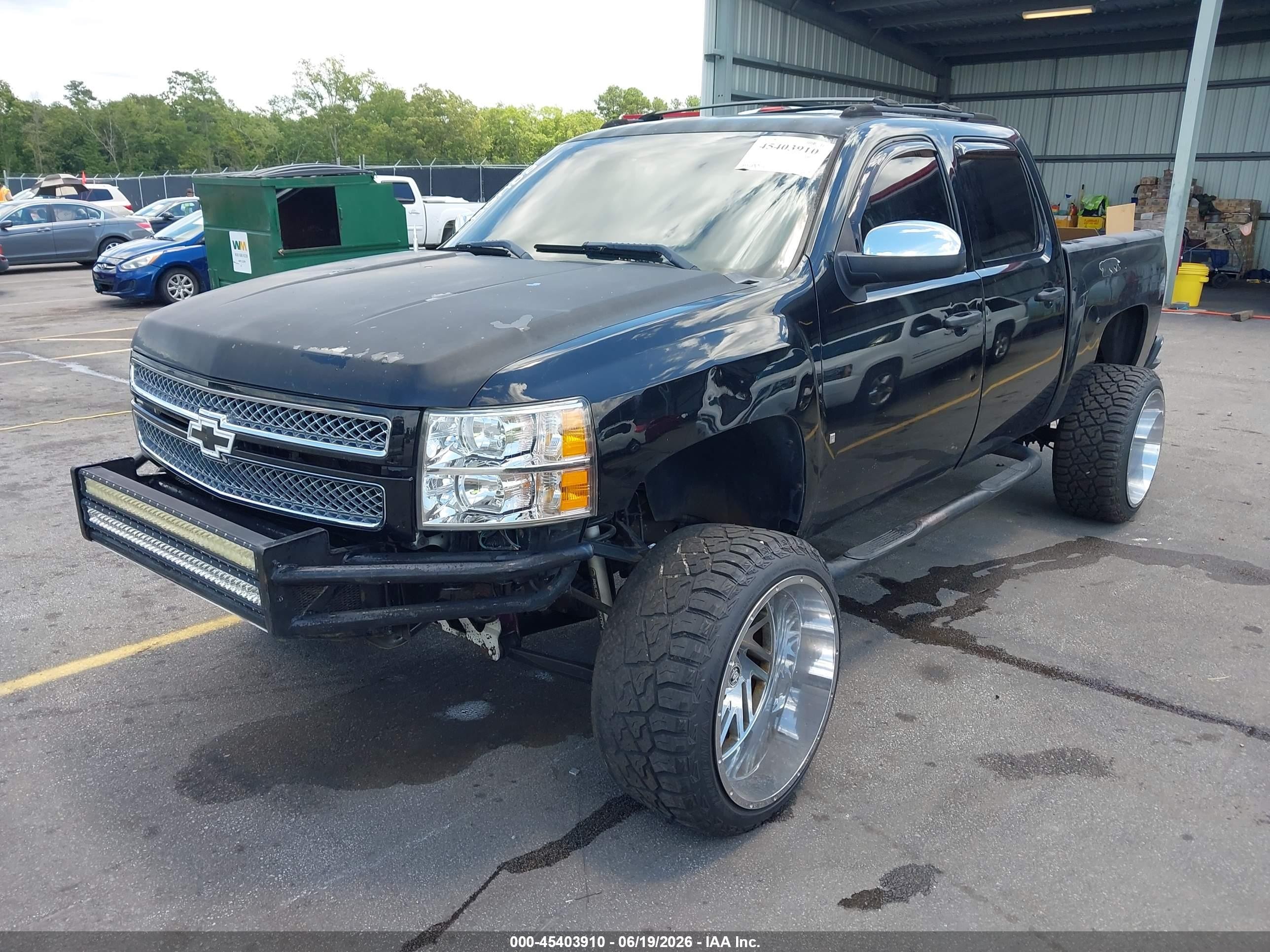 2009 Chevrolet Silverado 1500 Lt Black vin: 3GCEK23C49G224818