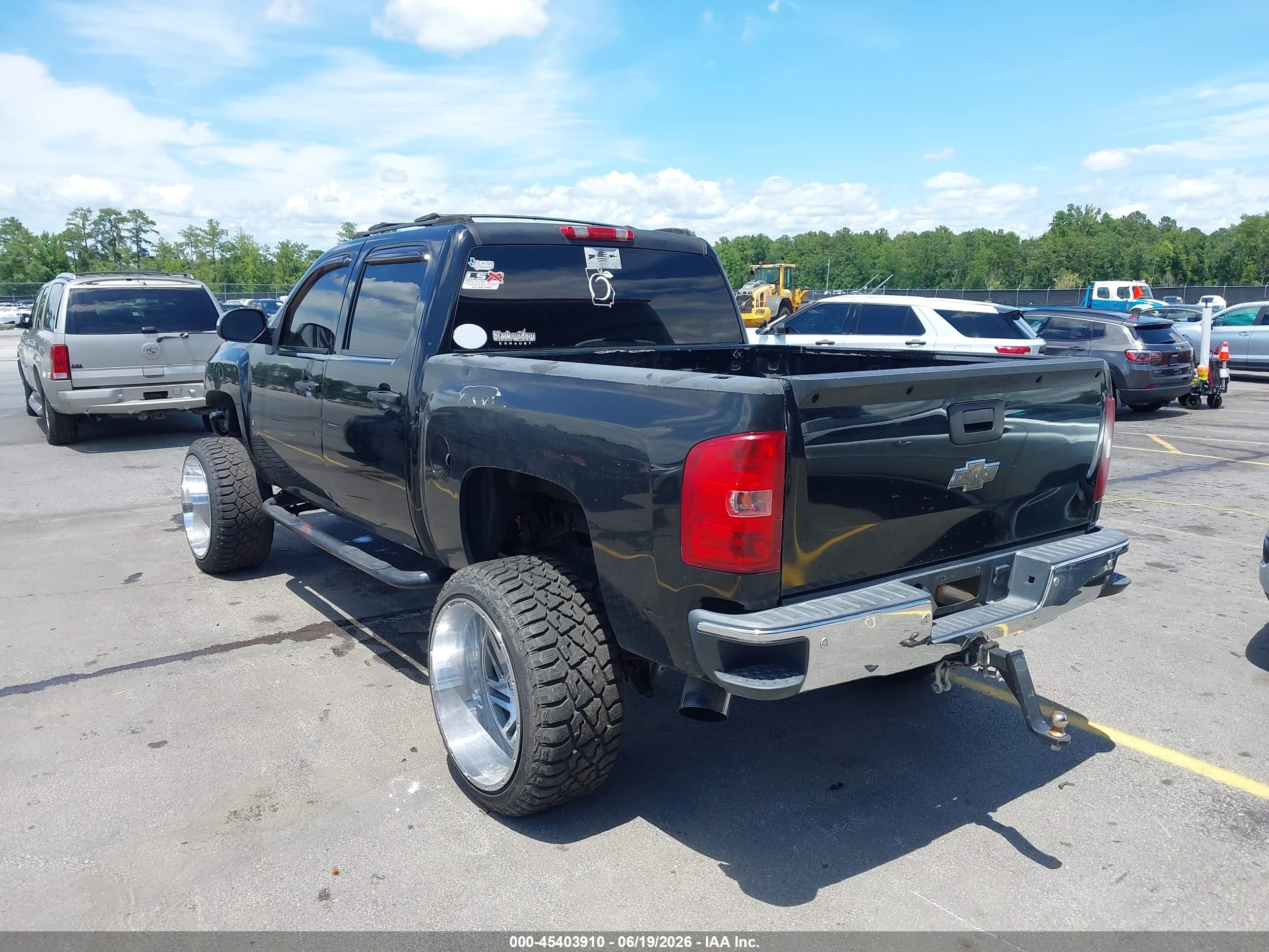 2009 Chevrolet Silverado 1500 Lt Black vin: 3GCEK23C49G224818