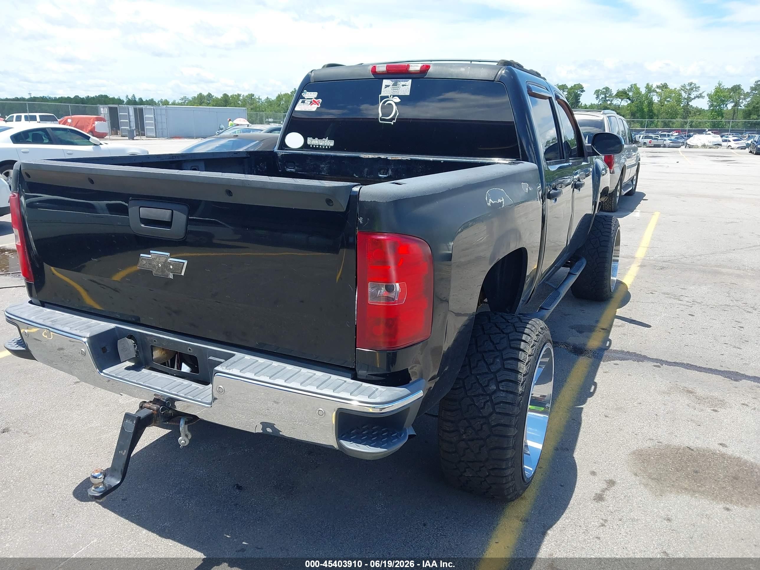 2009 Chevrolet Silverado 1500 Lt Black vin: 3GCEK23C49G224818