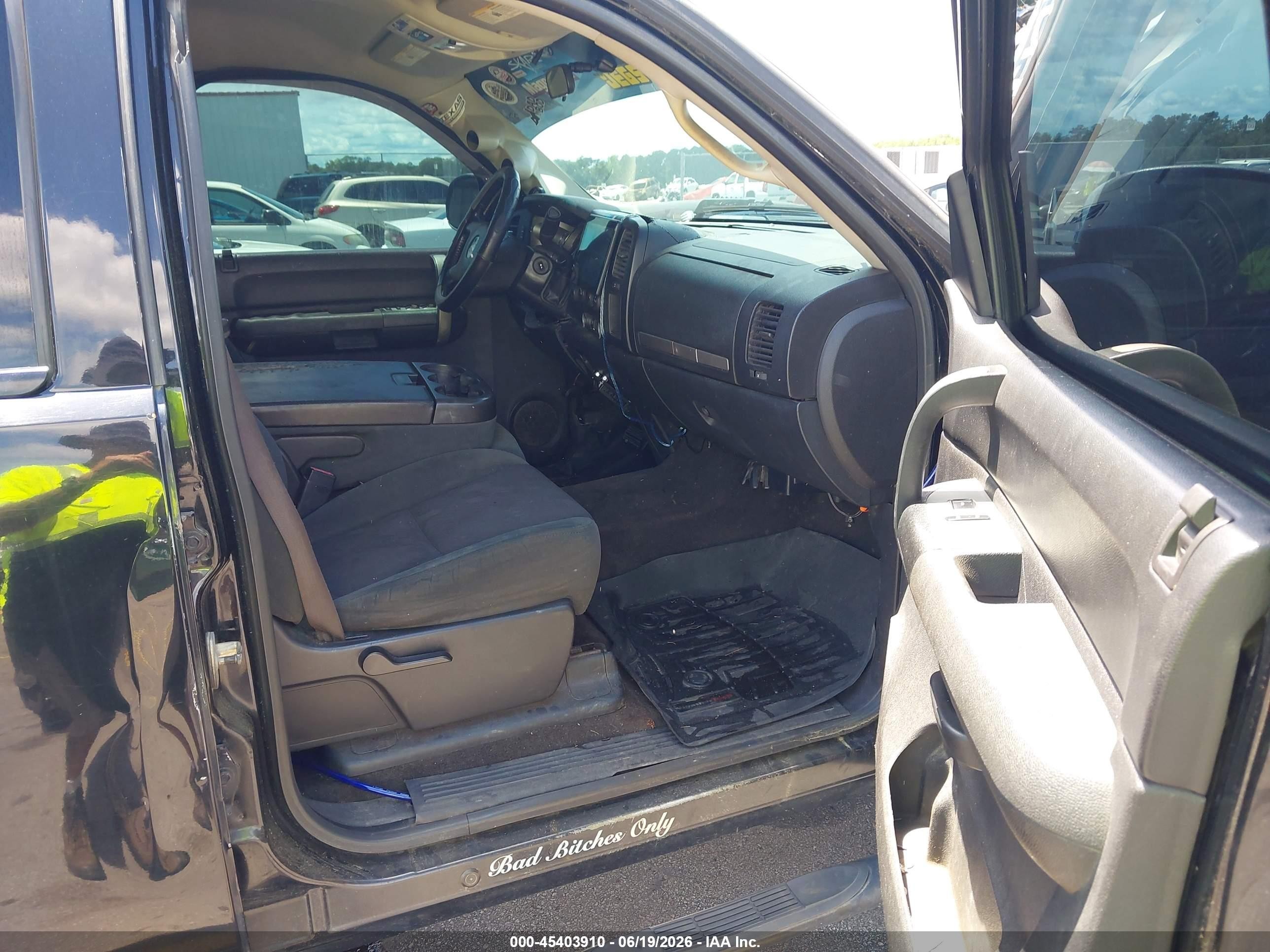 2009 Chevrolet Silverado 1500 Lt Black vin: 3GCEK23C49G224818