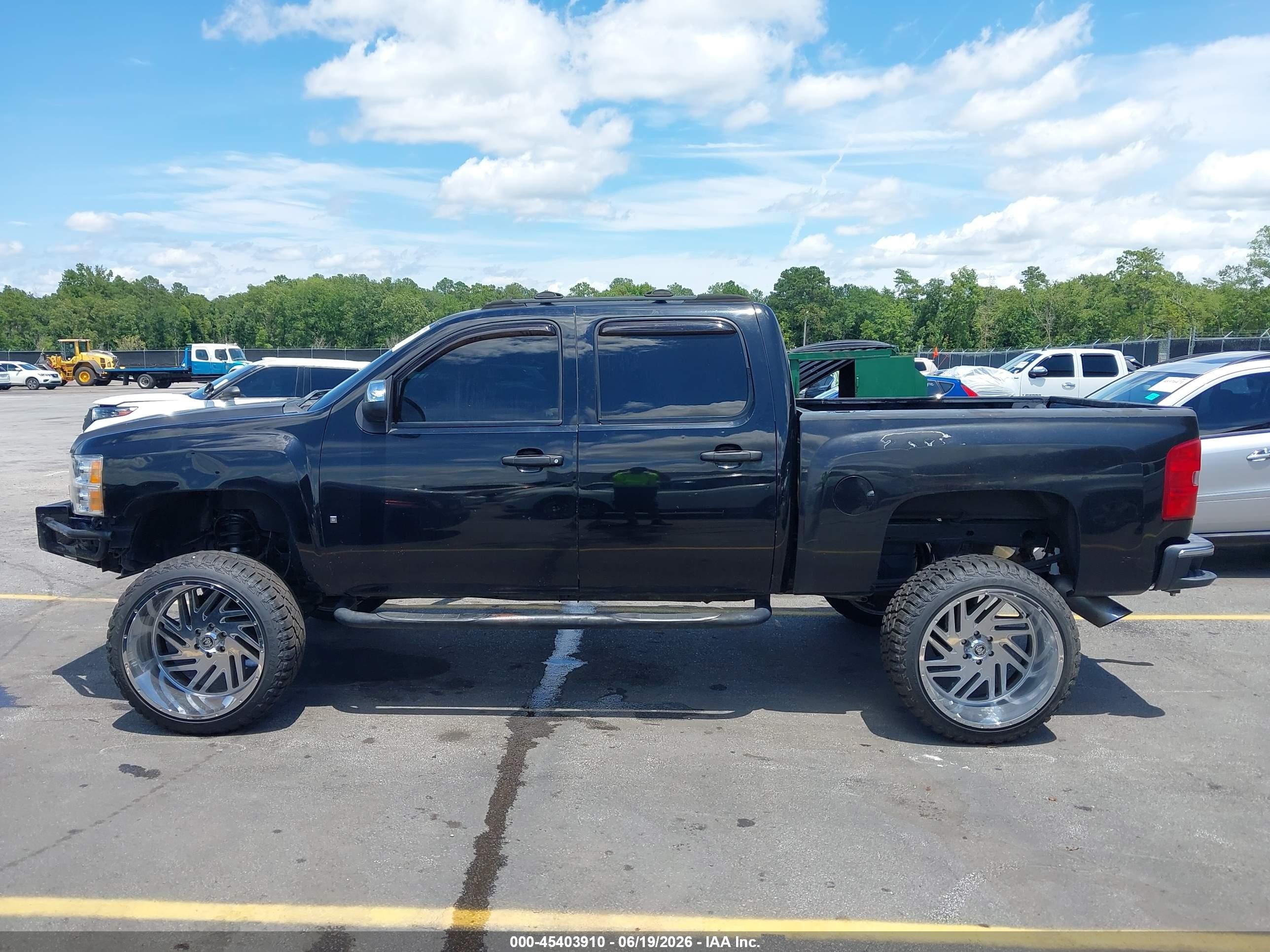 2009 Chevrolet Silverado 1500 Lt Black vin: 3GCEK23C49G224818