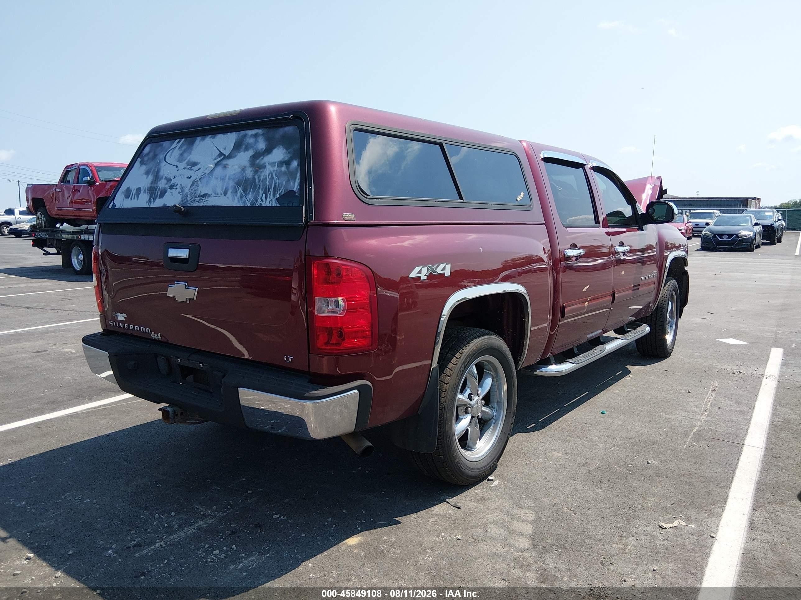 2009 Chevrolet Silverado 1500 Lt Maroon vin: 3GCEK23C79G112384
