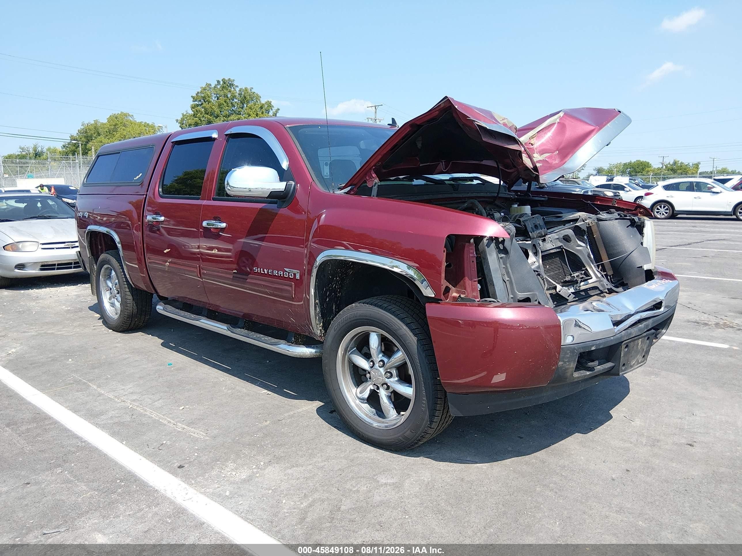 2009 Chevrolet Silverado 1500 Lt Maroon vin: 3GCEK23C79G112384