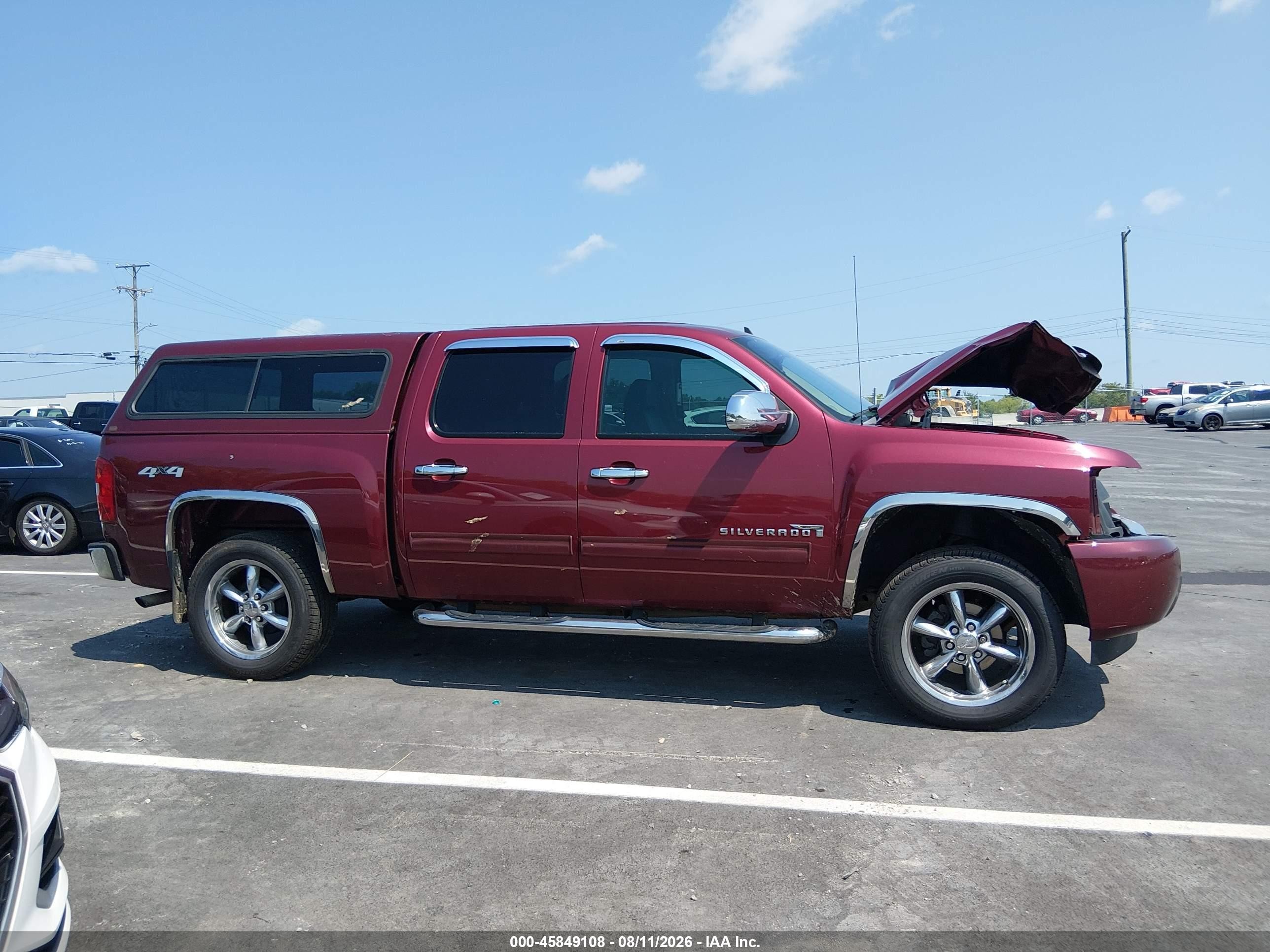 2009 Chevrolet Silverado 1500 Lt Maroon vin: 3GCEK23C79G112384