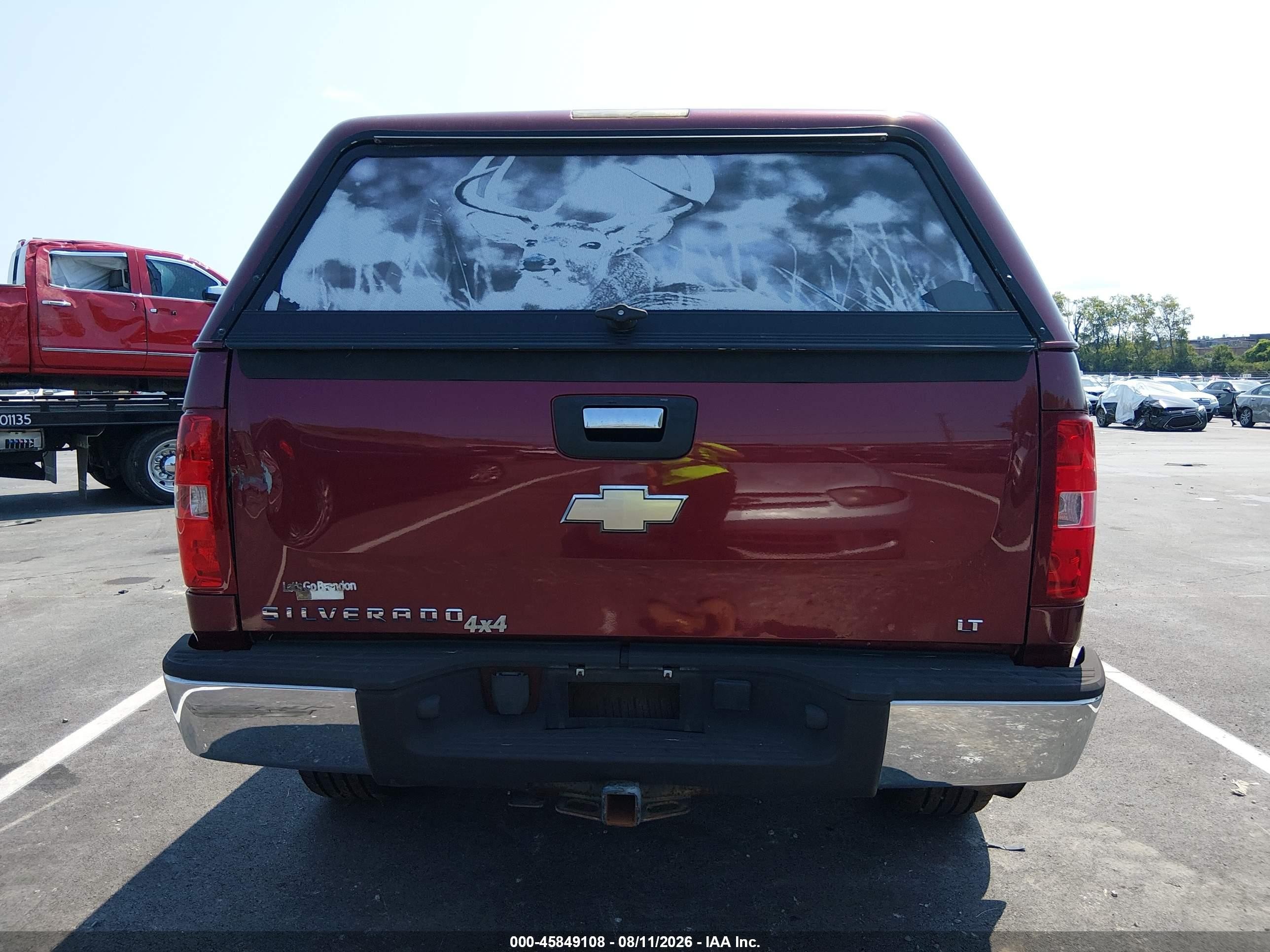 2009 Chevrolet Silverado 1500 Lt Maroon vin: 3GCEK23C79G112384