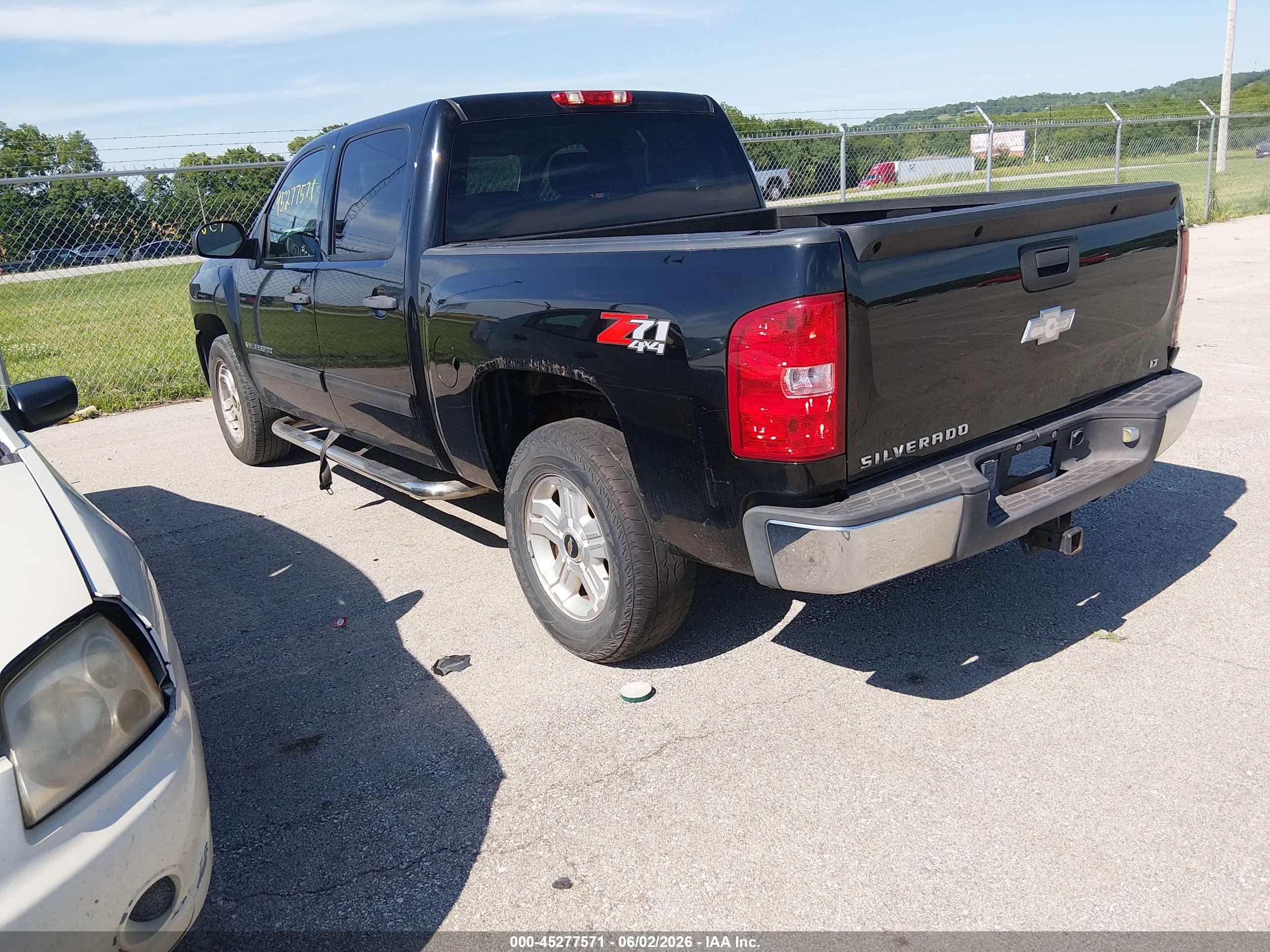 2009 Chevrolet Silverado 1500 Lt Black vin: 3GCEK23C79G221055