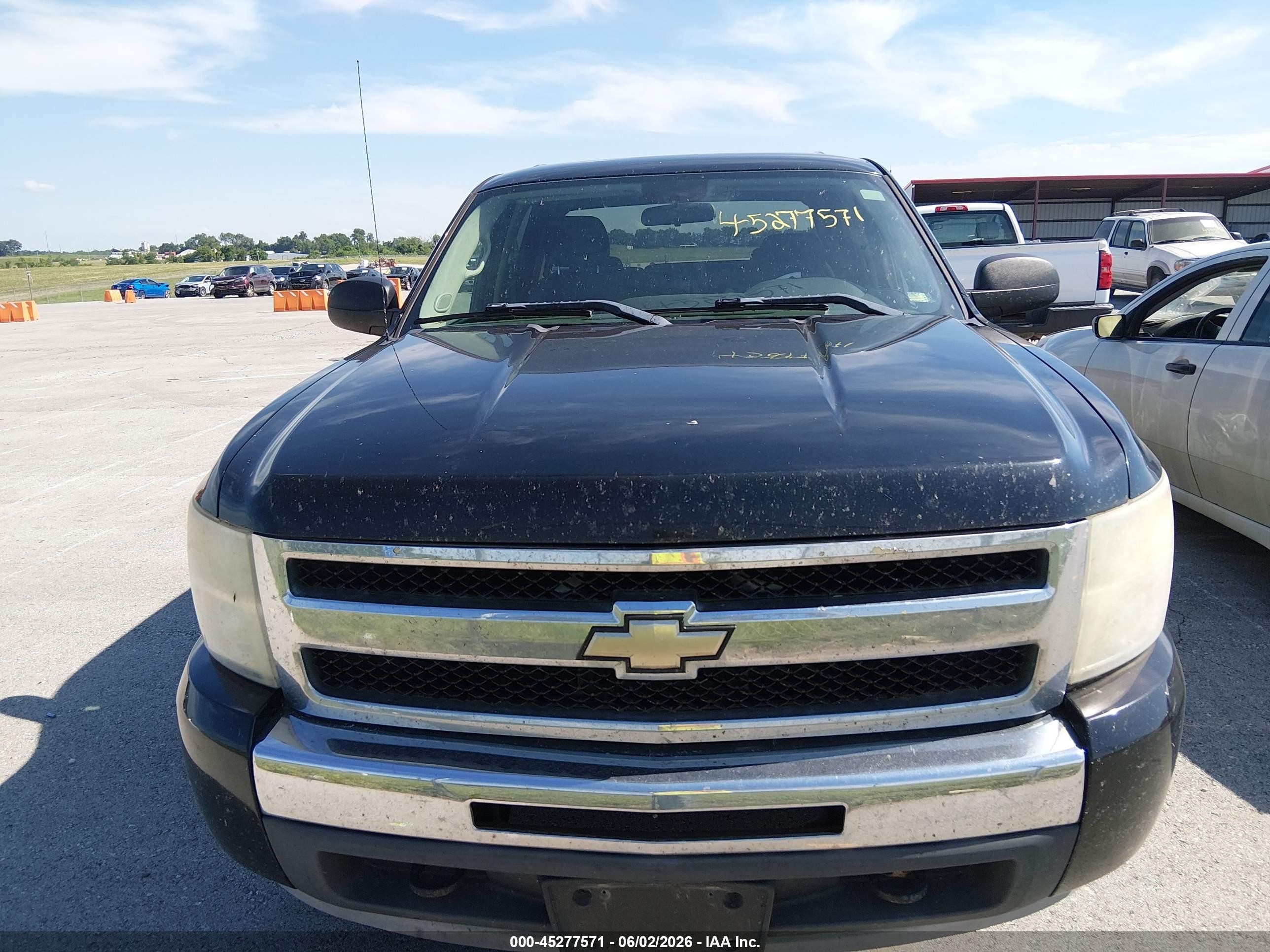 2009 Chevrolet Silverado 1500 Lt Black vin: 3GCEK23C79G221055