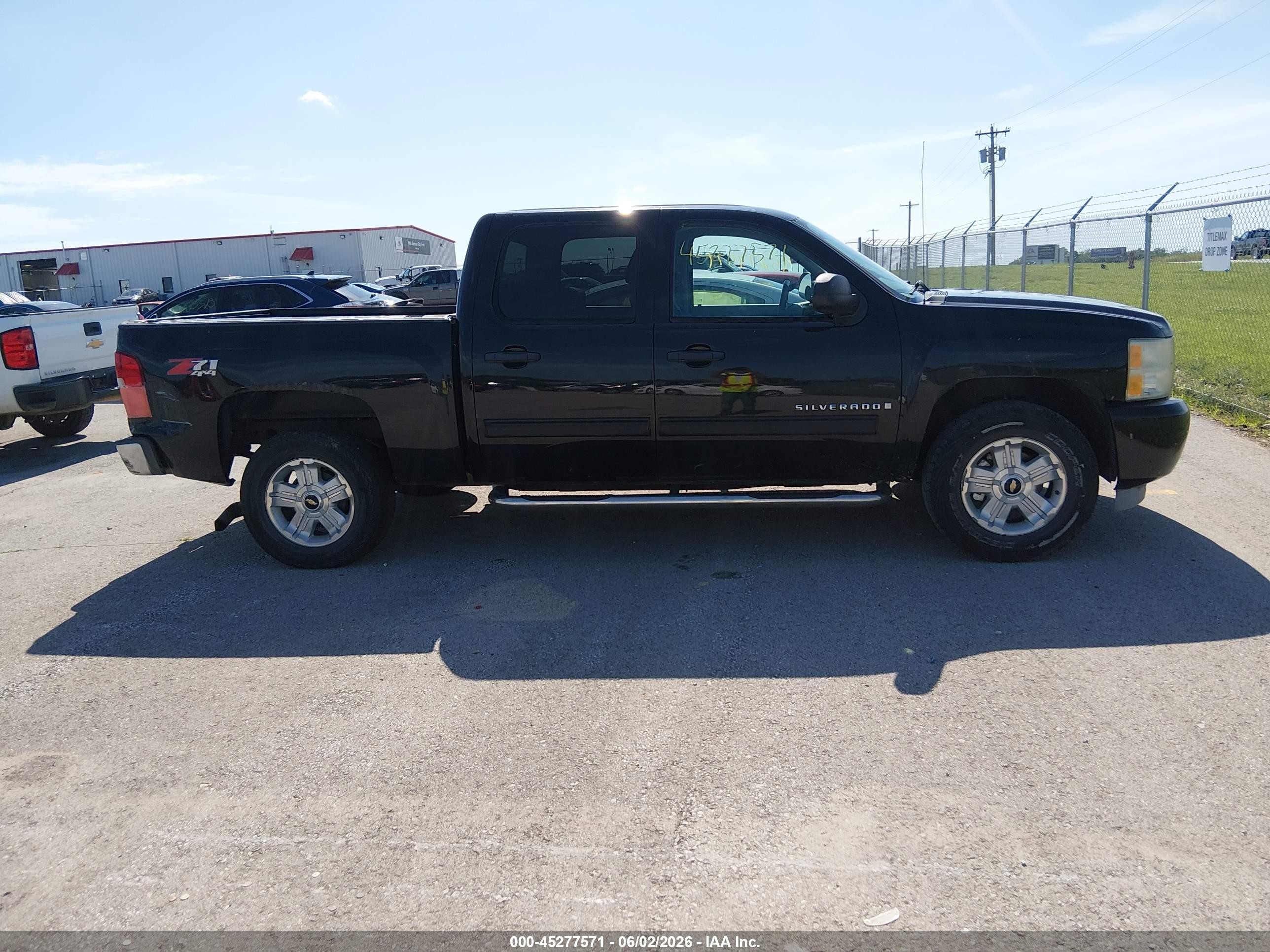2009 Chevrolet Silverado 1500 Lt Black vin: 3GCEK23C79G221055