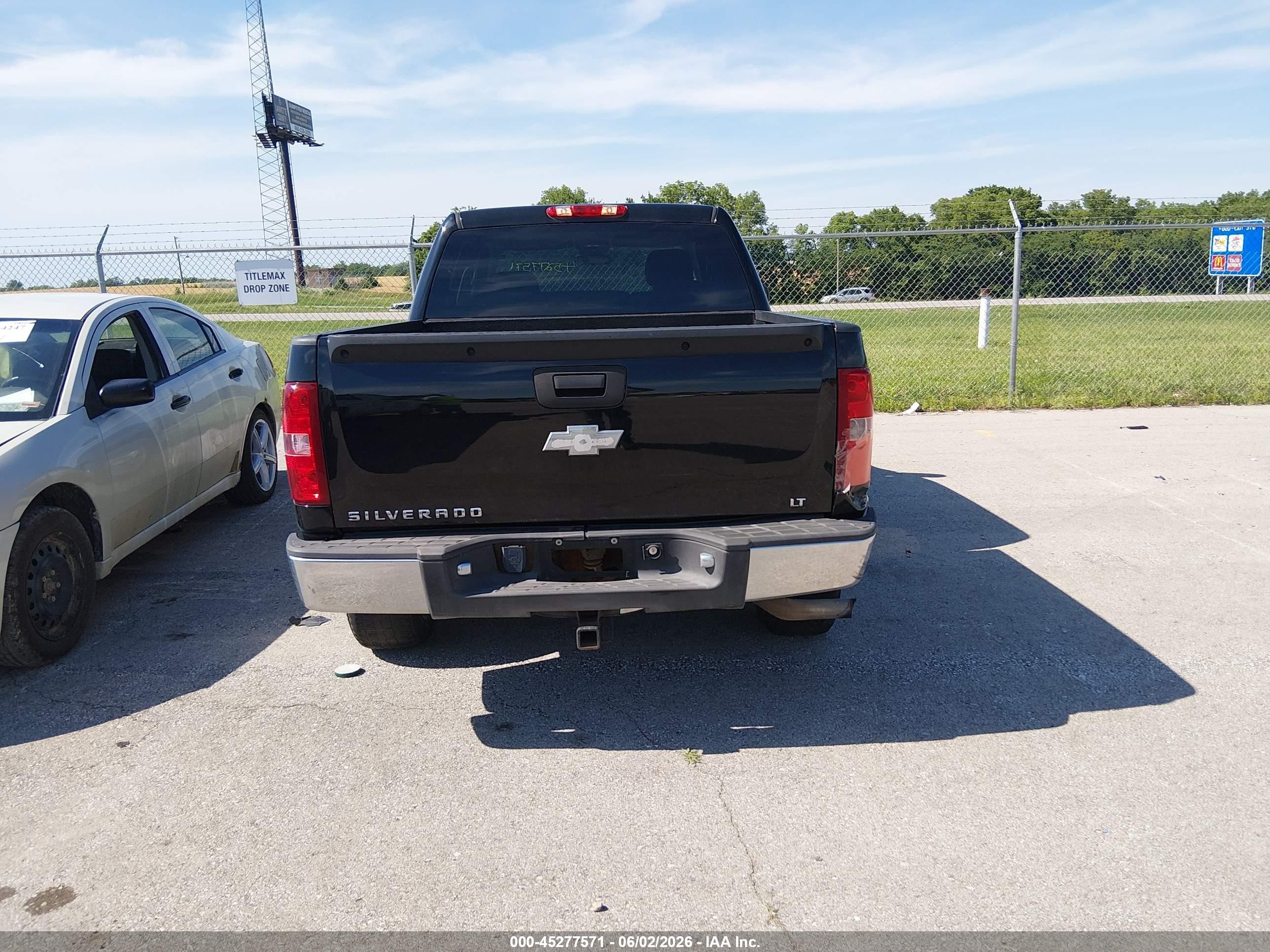 2009 Chevrolet Silverado 1500 Lt Black vin: 3GCEK23C79G221055