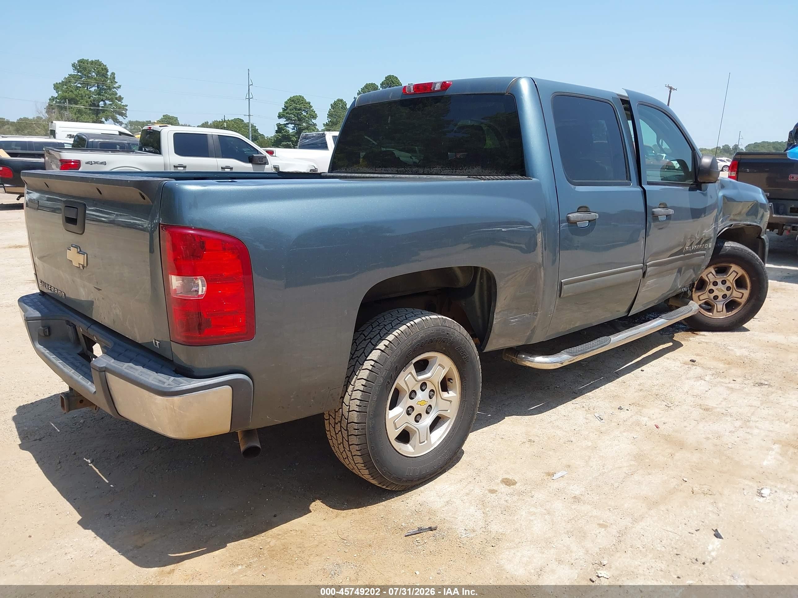 2009 Chevrolet Silverado 1500 Lt Blue vin: 3GCEK23M39G236273