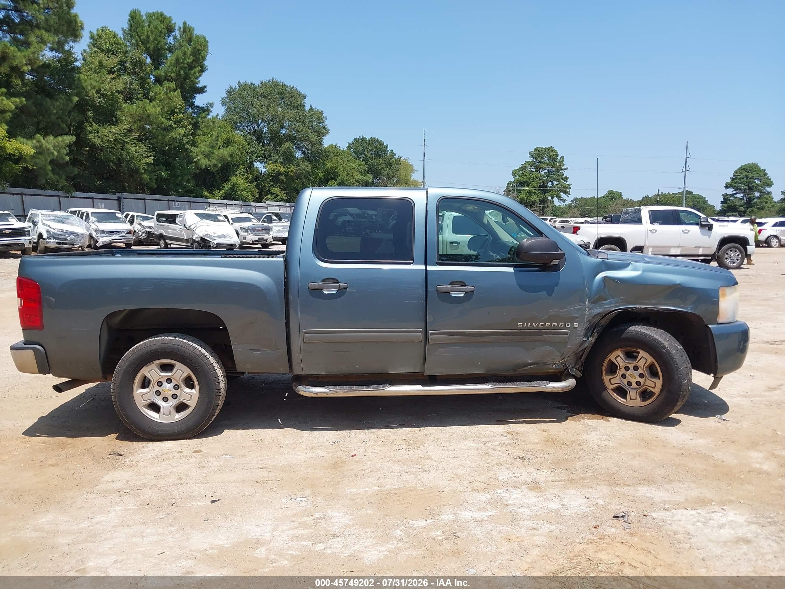 2009 Chevrolet Silverado 1500 Lt Blue vin: 3GCEK23M39G236273