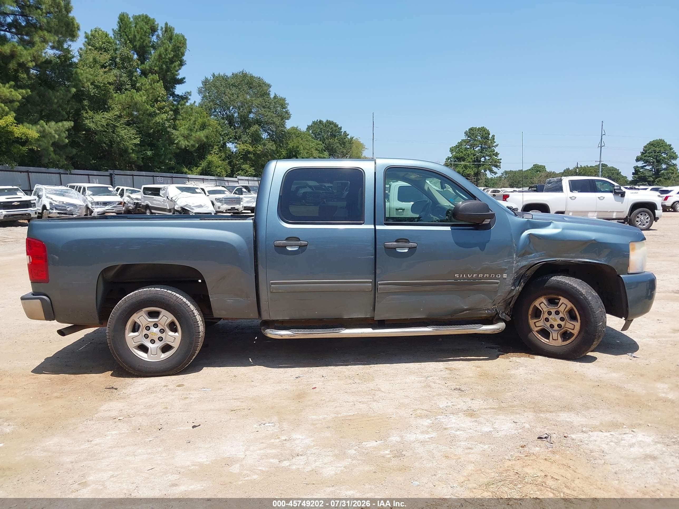2009 Chevrolet Silverado 1500 Lt Blue vin: 3GCEK23M39G236273