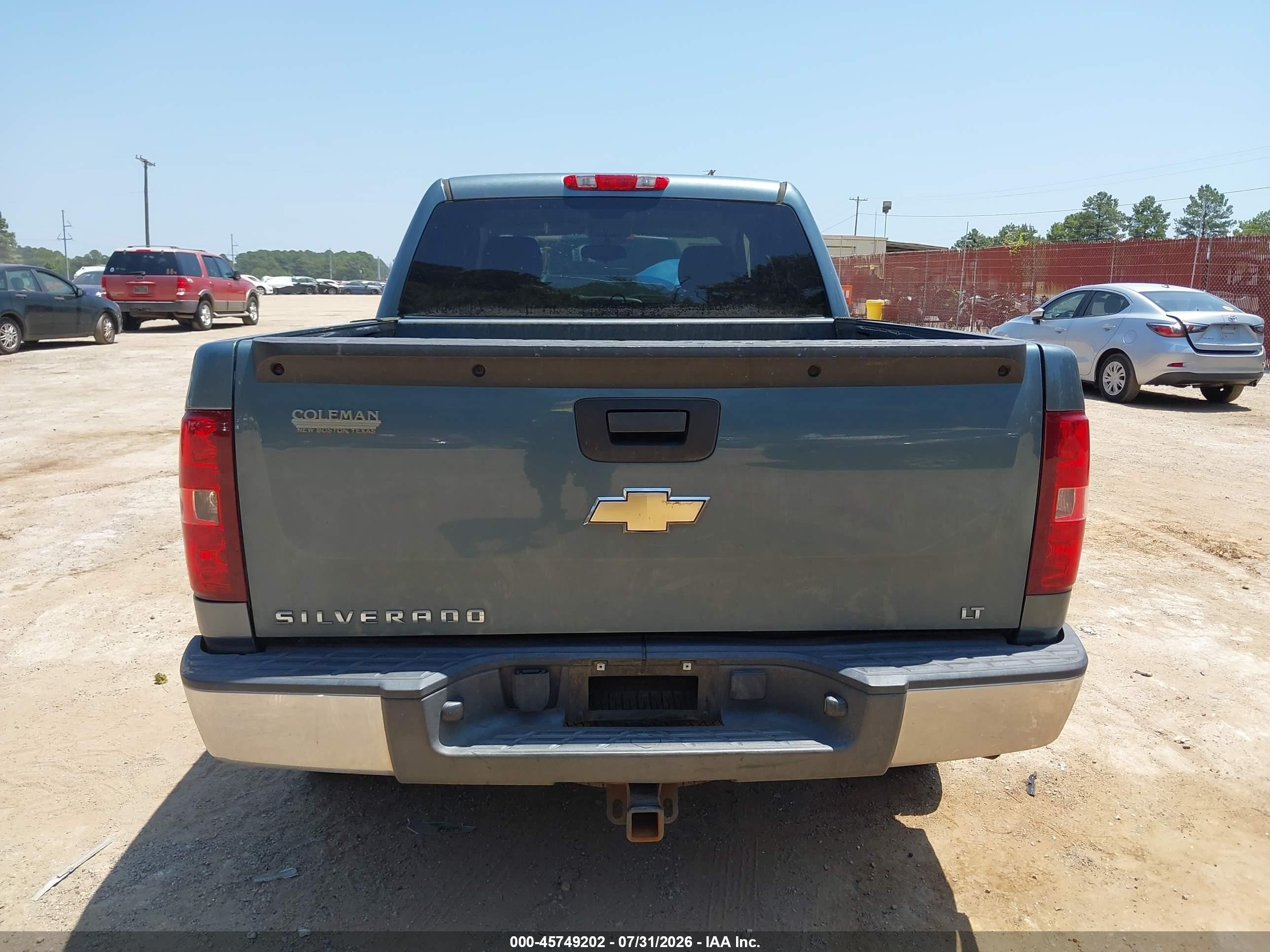 2009 Chevrolet Silverado 1500 Lt Blue vin: 3GCEK23M39G236273