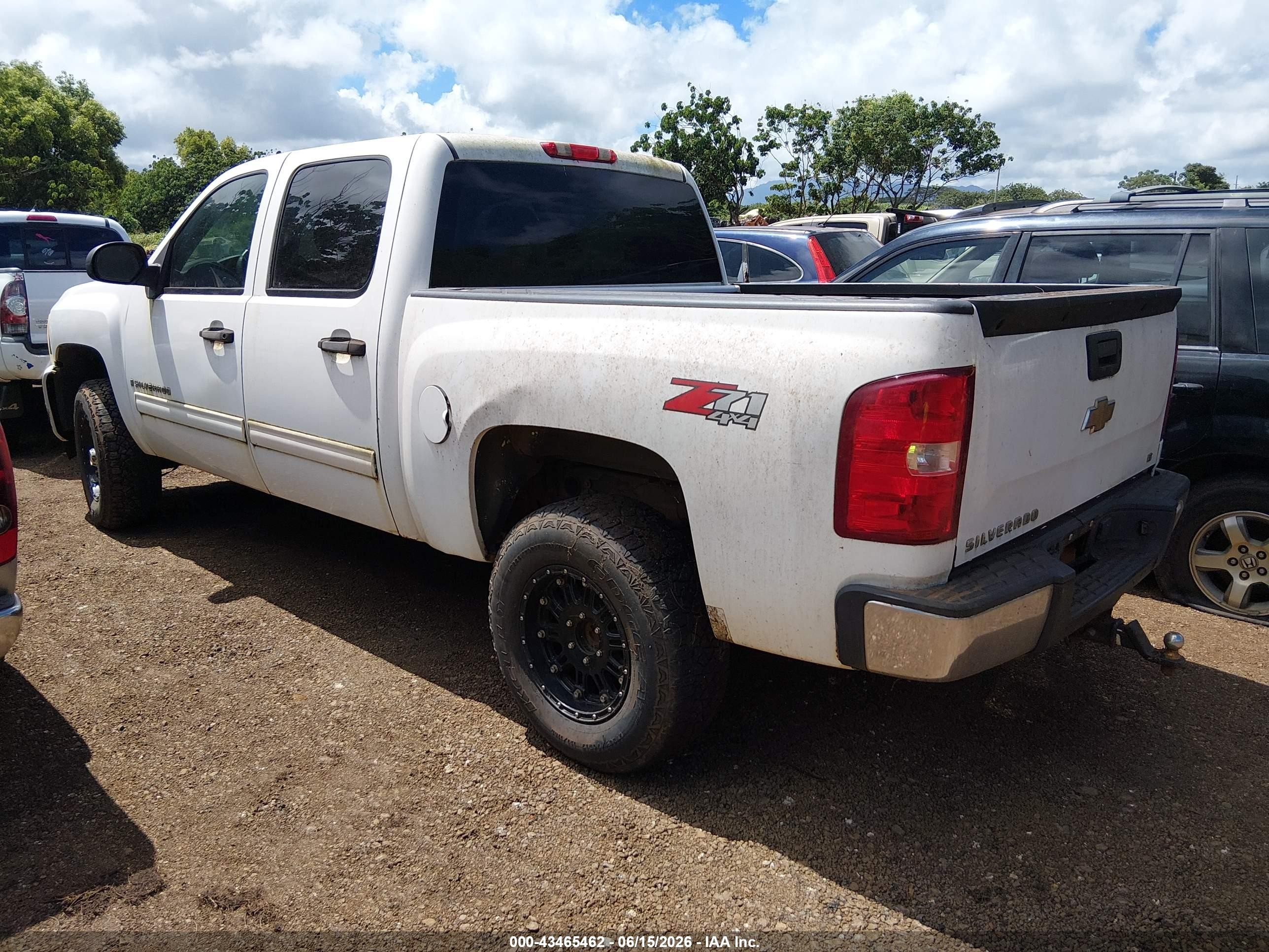 2009 Chevrolet Silverado 1500 Lt White vin: 3GCEK23M49G177881