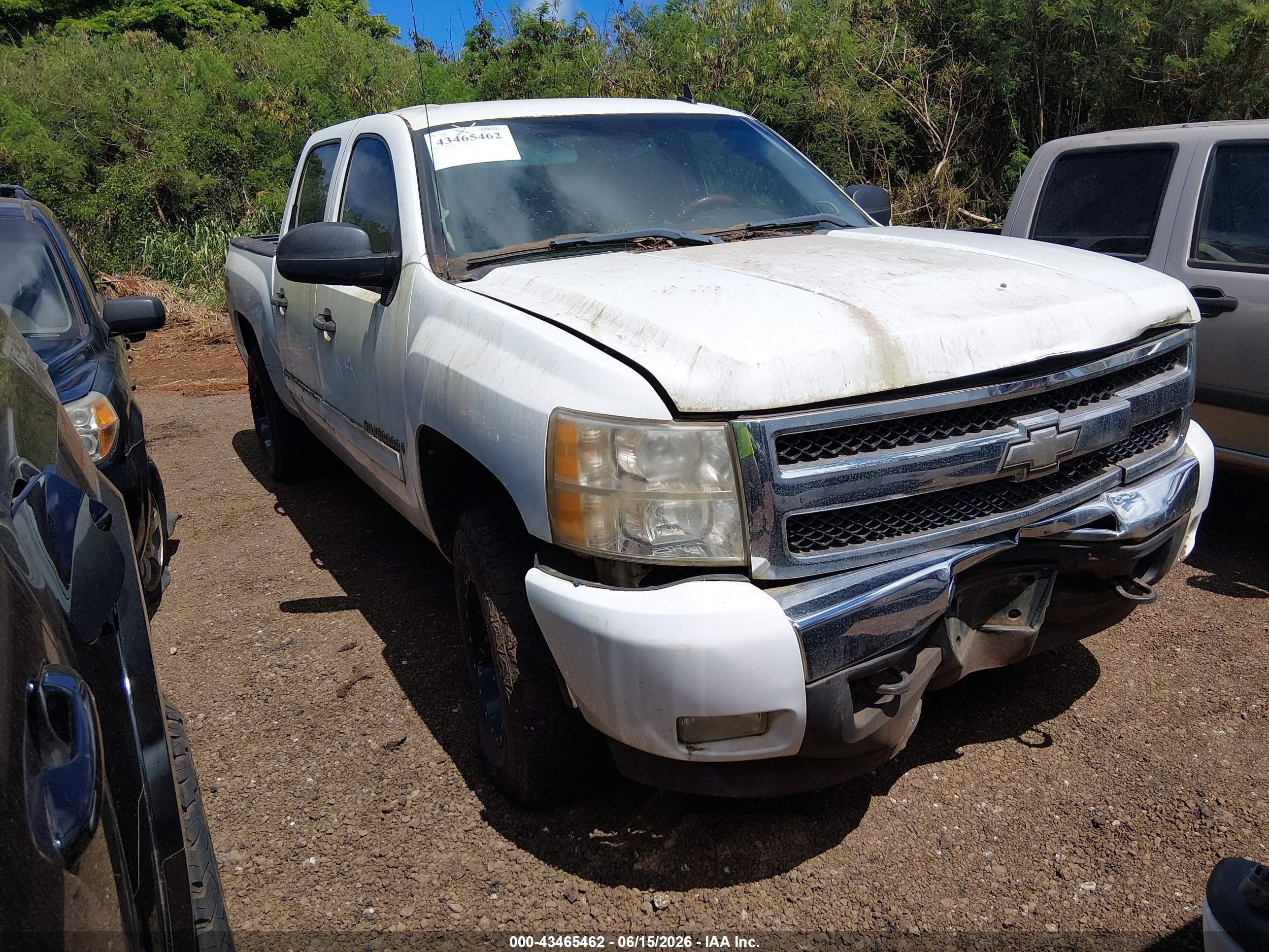 2009 Chevrolet Silverado 1500 Lt White vin: 3GCEK23M49G177881