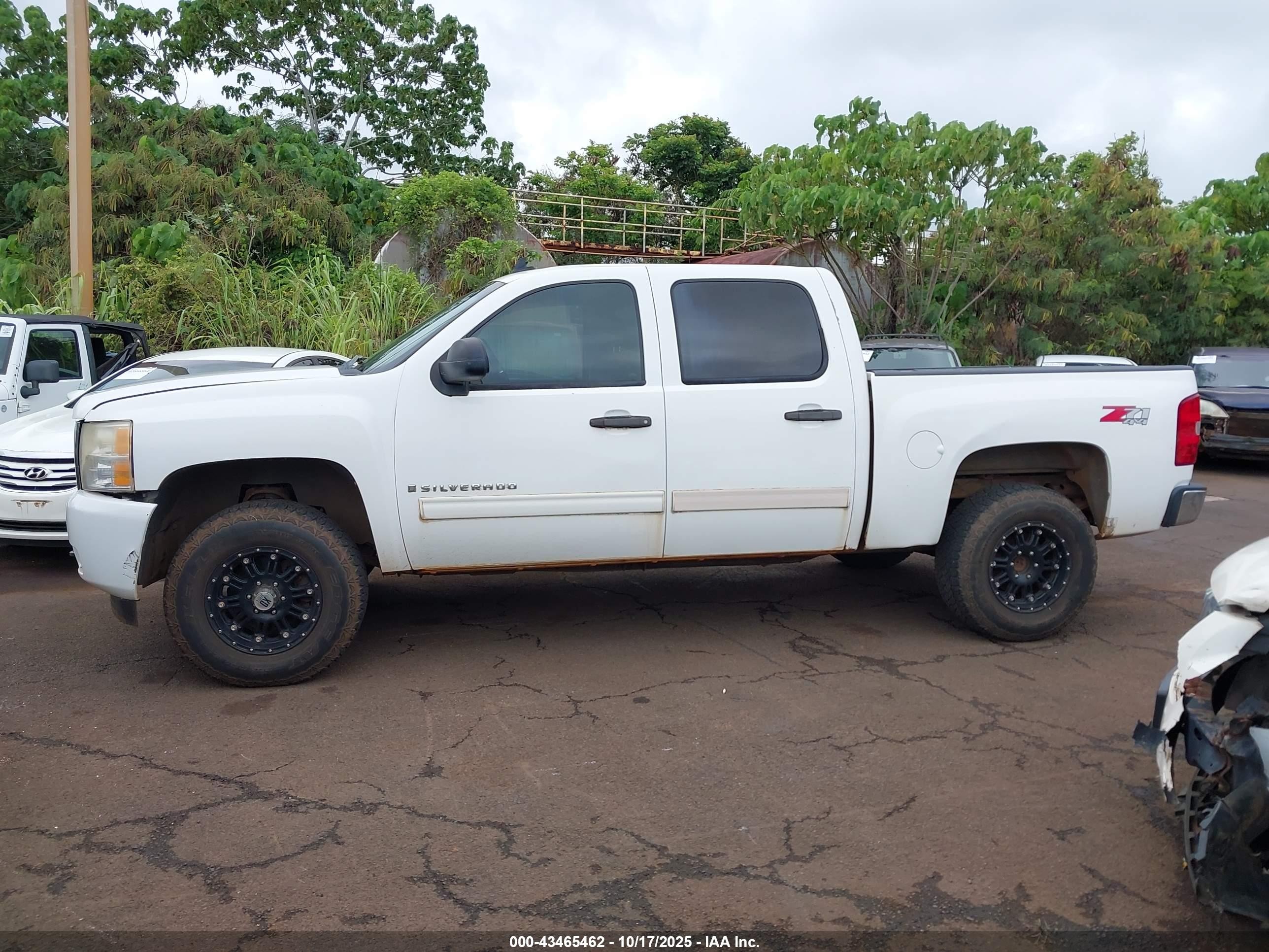 2009 Chevrolet Silverado 1500 Lt White vin: 3GCEK23M49G177881