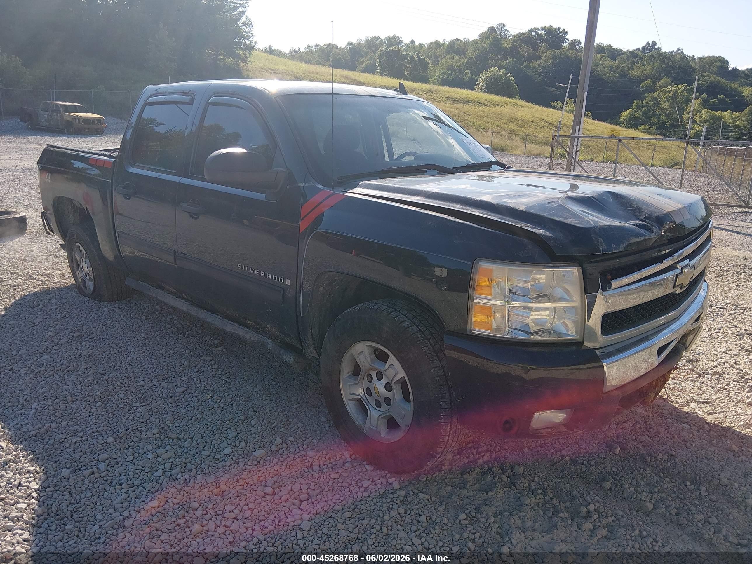2009 Chevrolet Silverado 1500 Lt Black vin: 3GCEK23M59G170227