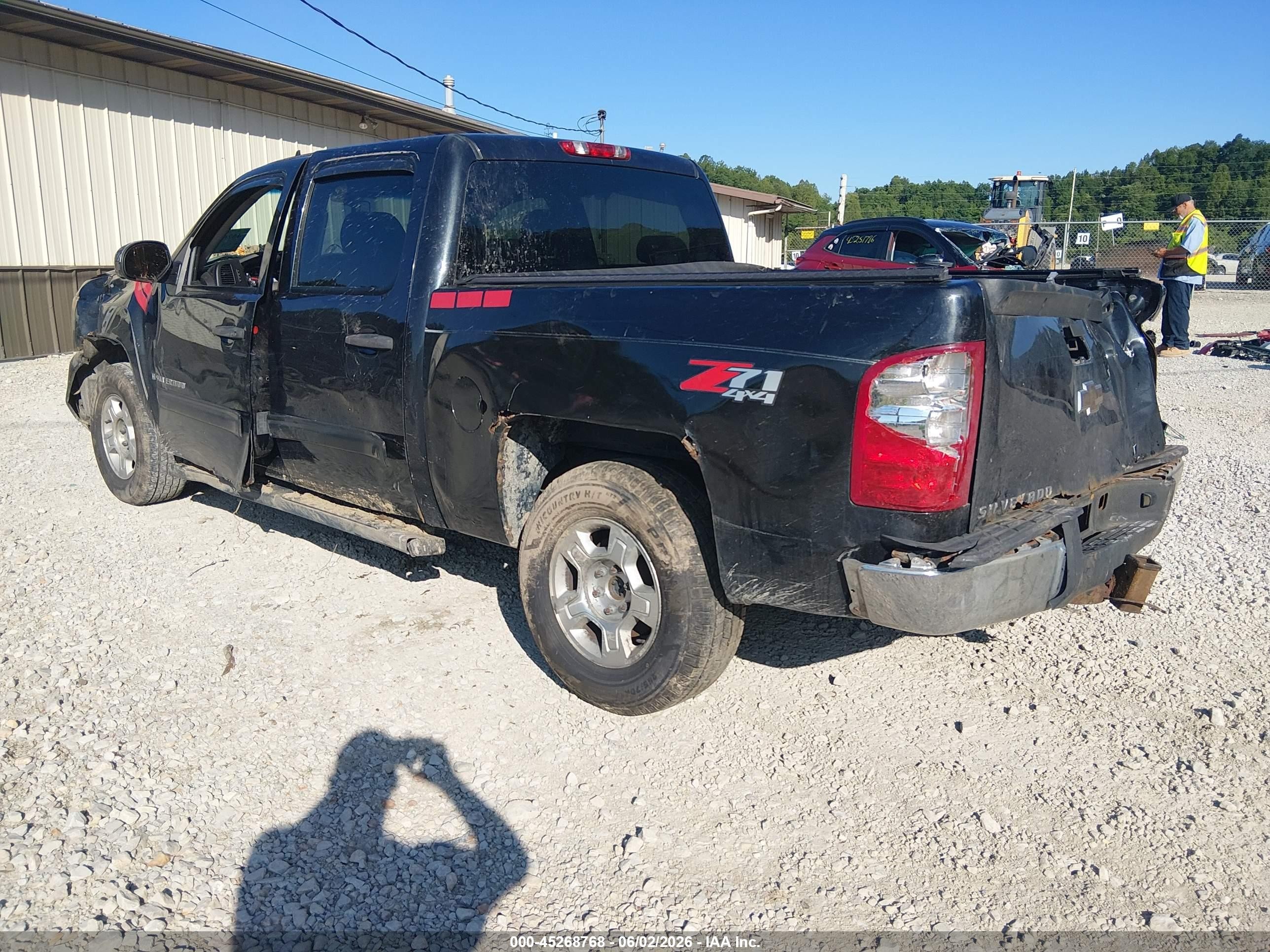 2009 Chevrolet Silverado 1500 Lt Black vin: 3GCEK23M59G170227