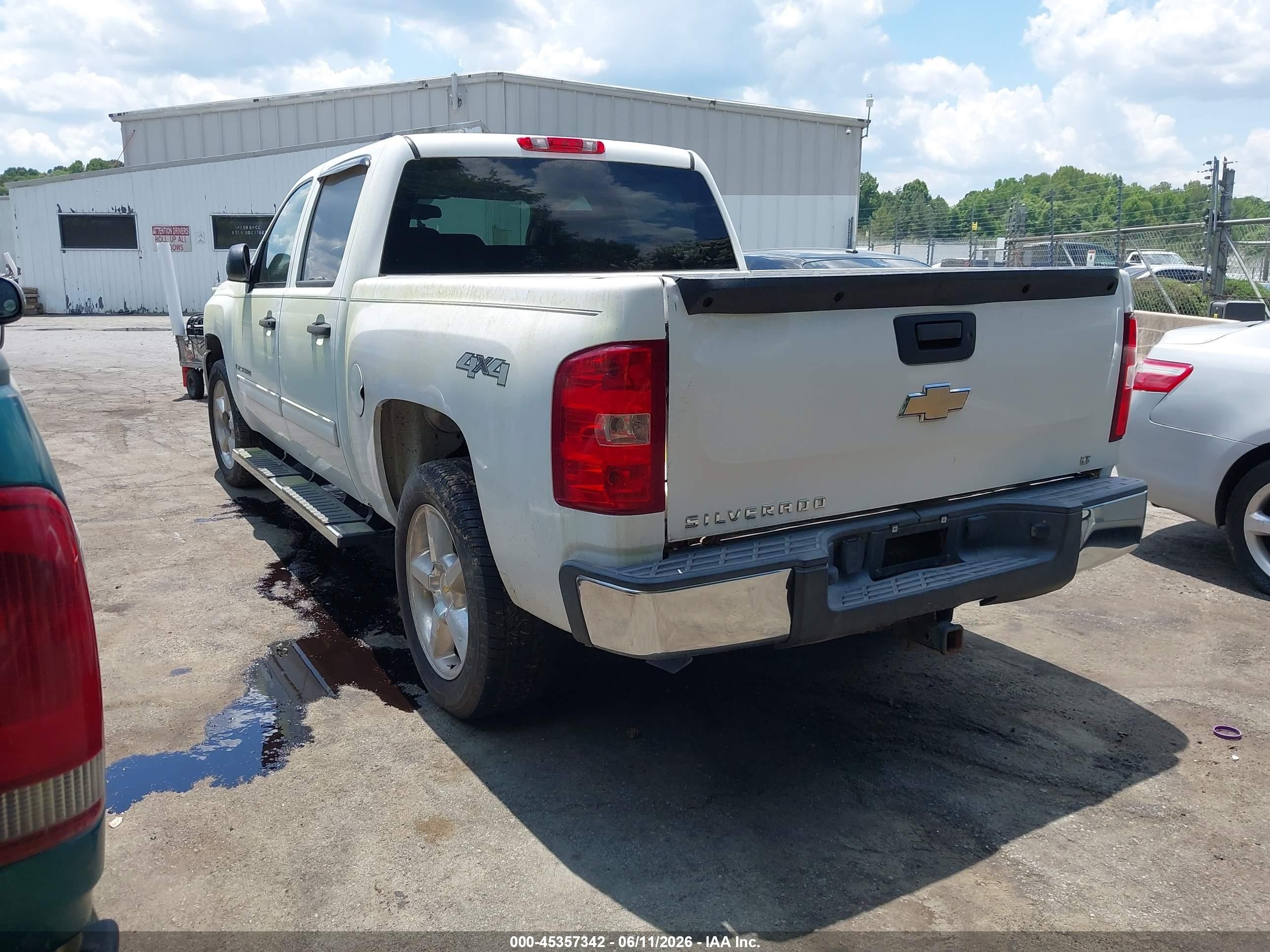 2009 Chevrolet Silverado 1500 Lt White vin: 3GCEK23M59G173970