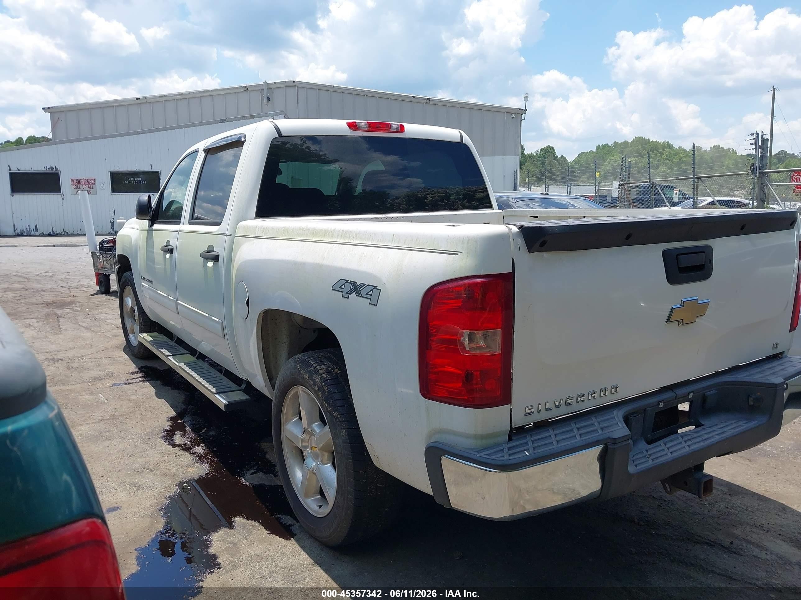 2009 Chevrolet Silverado 1500 Lt White vin: 3GCEK23M59G173970