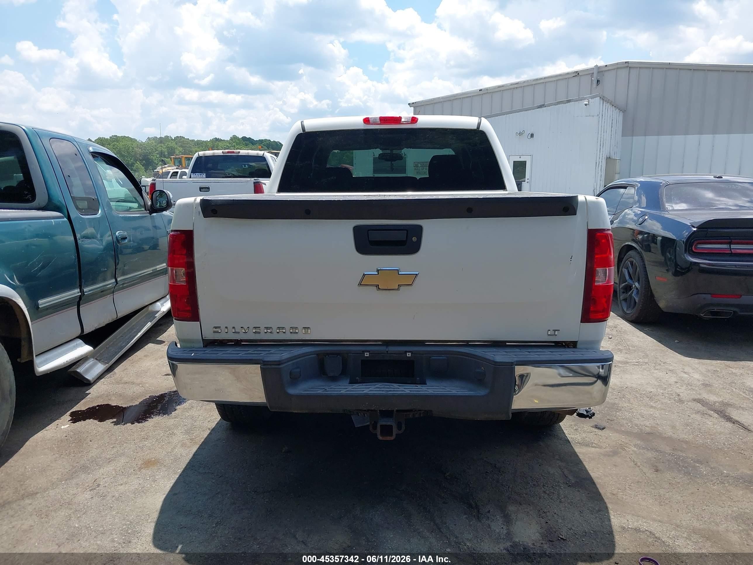 2009 Chevrolet Silverado 1500 Lt White vin: 3GCEK23M59G173970