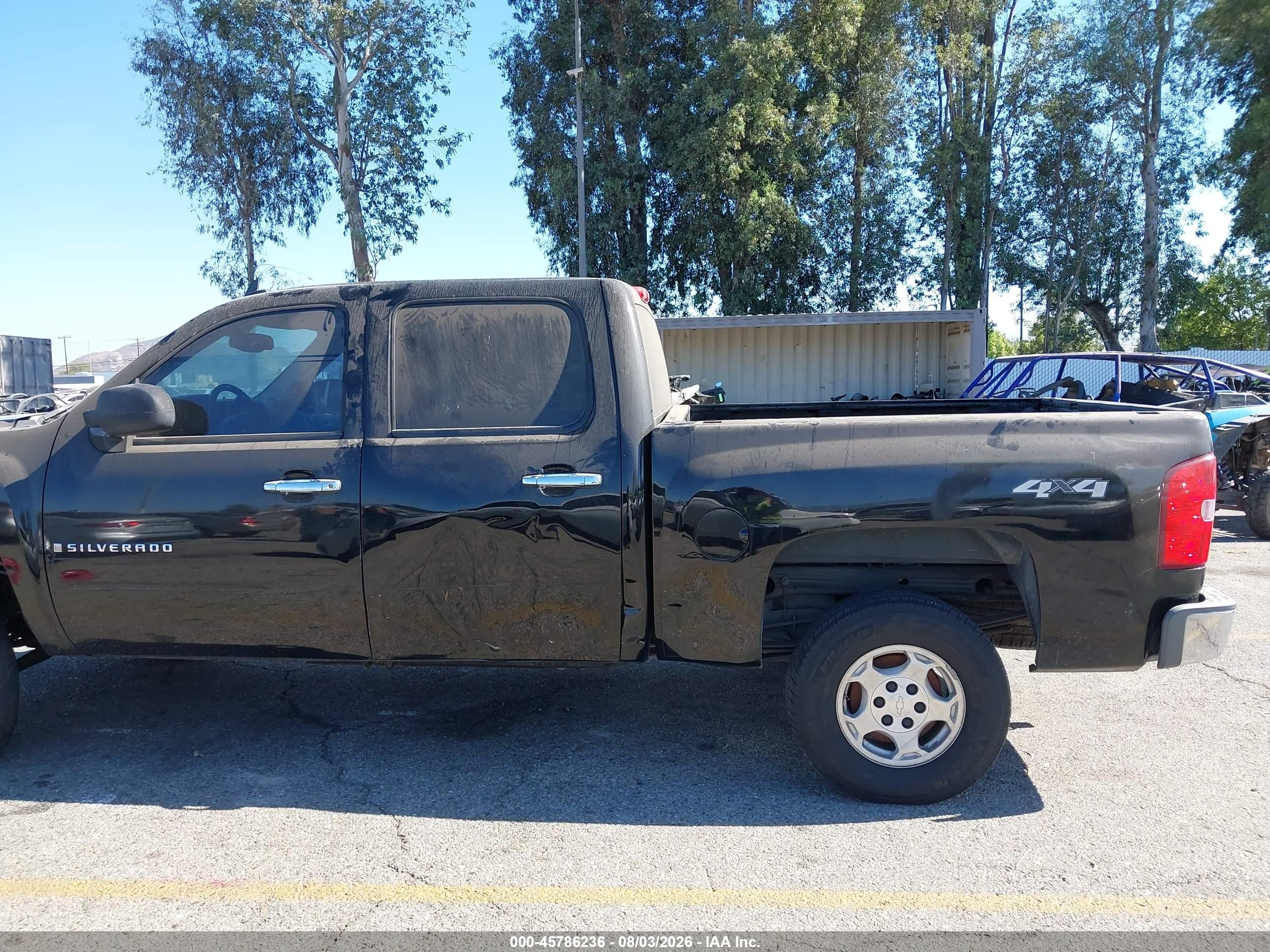 2009 Chevrolet Silverado 1500 Lt Черный vin: 3GCEK23M69G151153