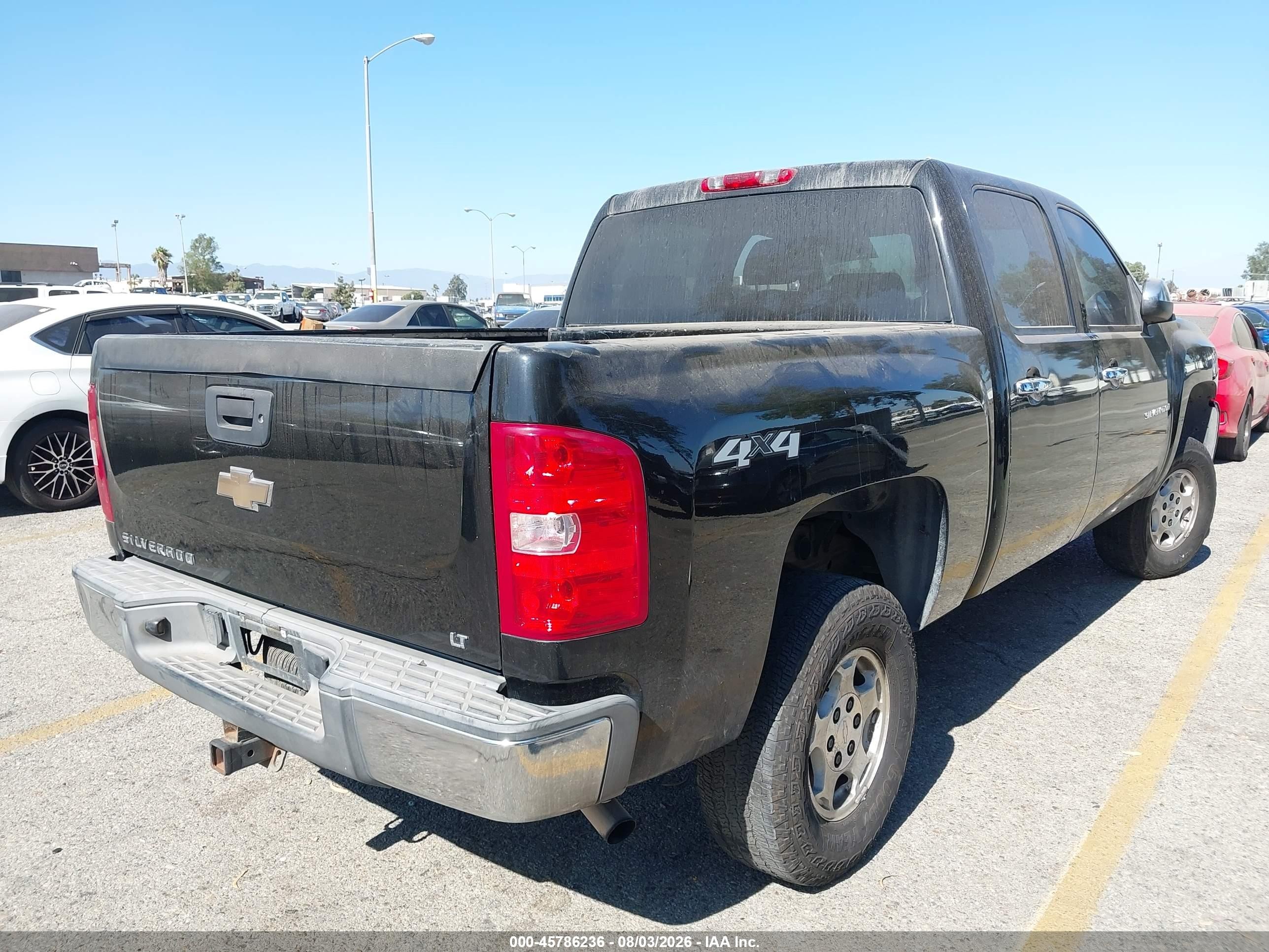 2009 Chevrolet Silverado 1500 Lt Черный vin: 3GCEK23M69G151153
