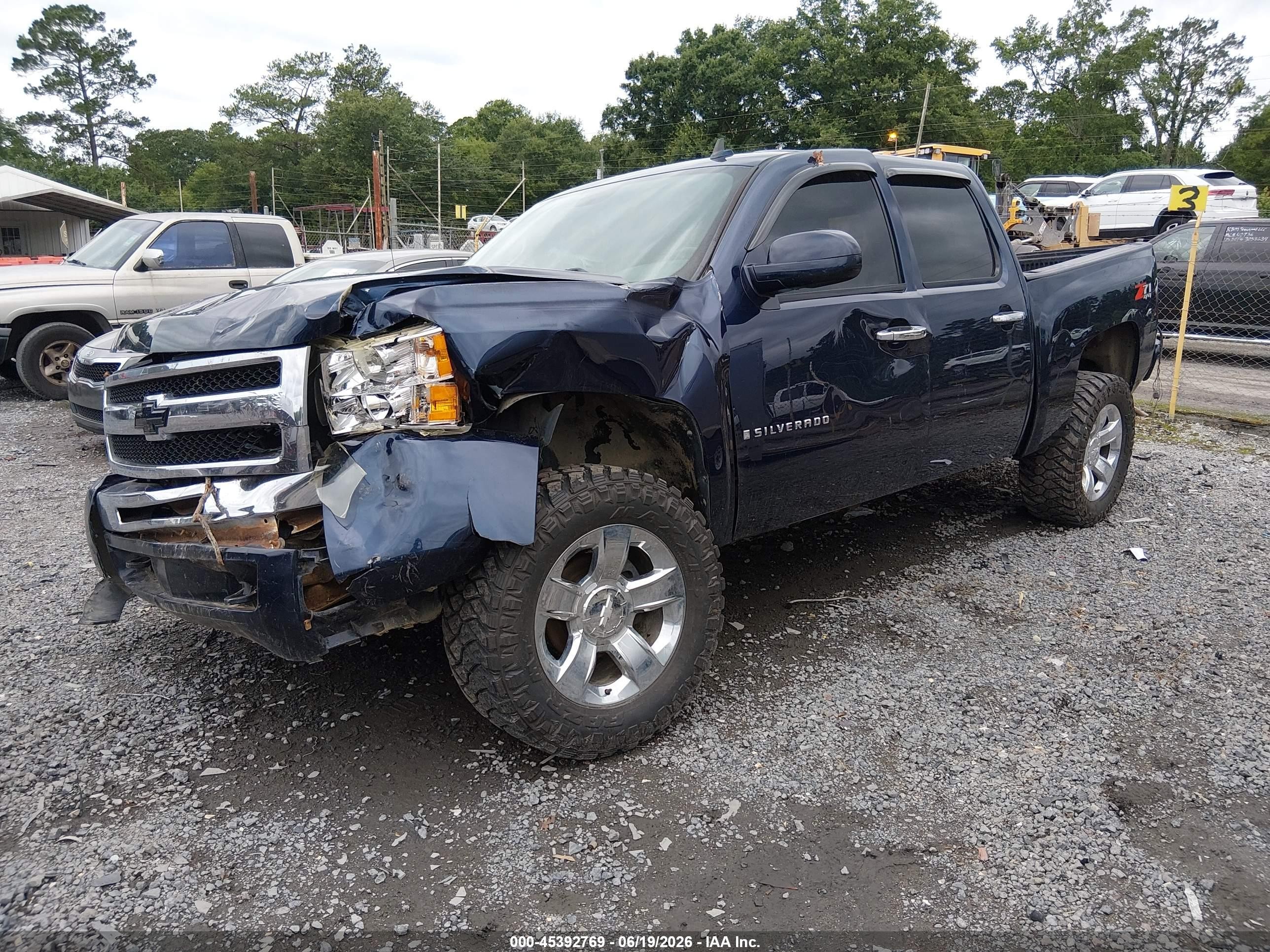 2009 Chevrolet Silverado 1500 Lt Blue vin: 3GCEK23M69G182984