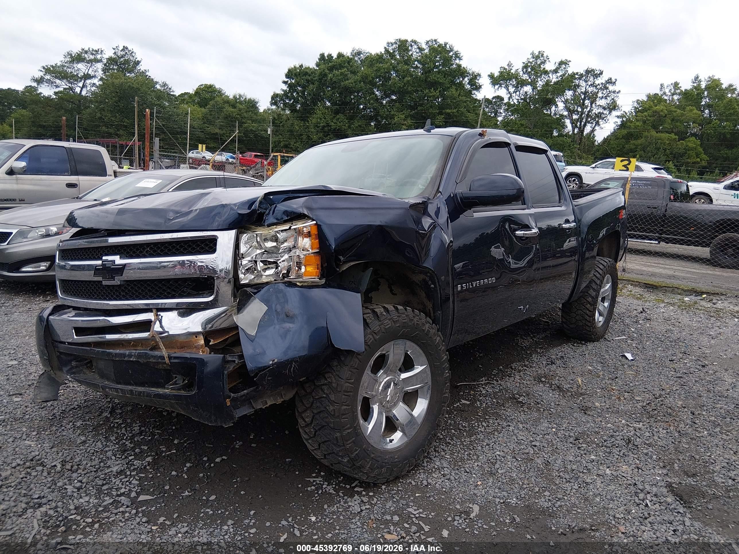 2009 Chevrolet Silverado 1500 Lt Blue vin: 3GCEK23M69G182984
