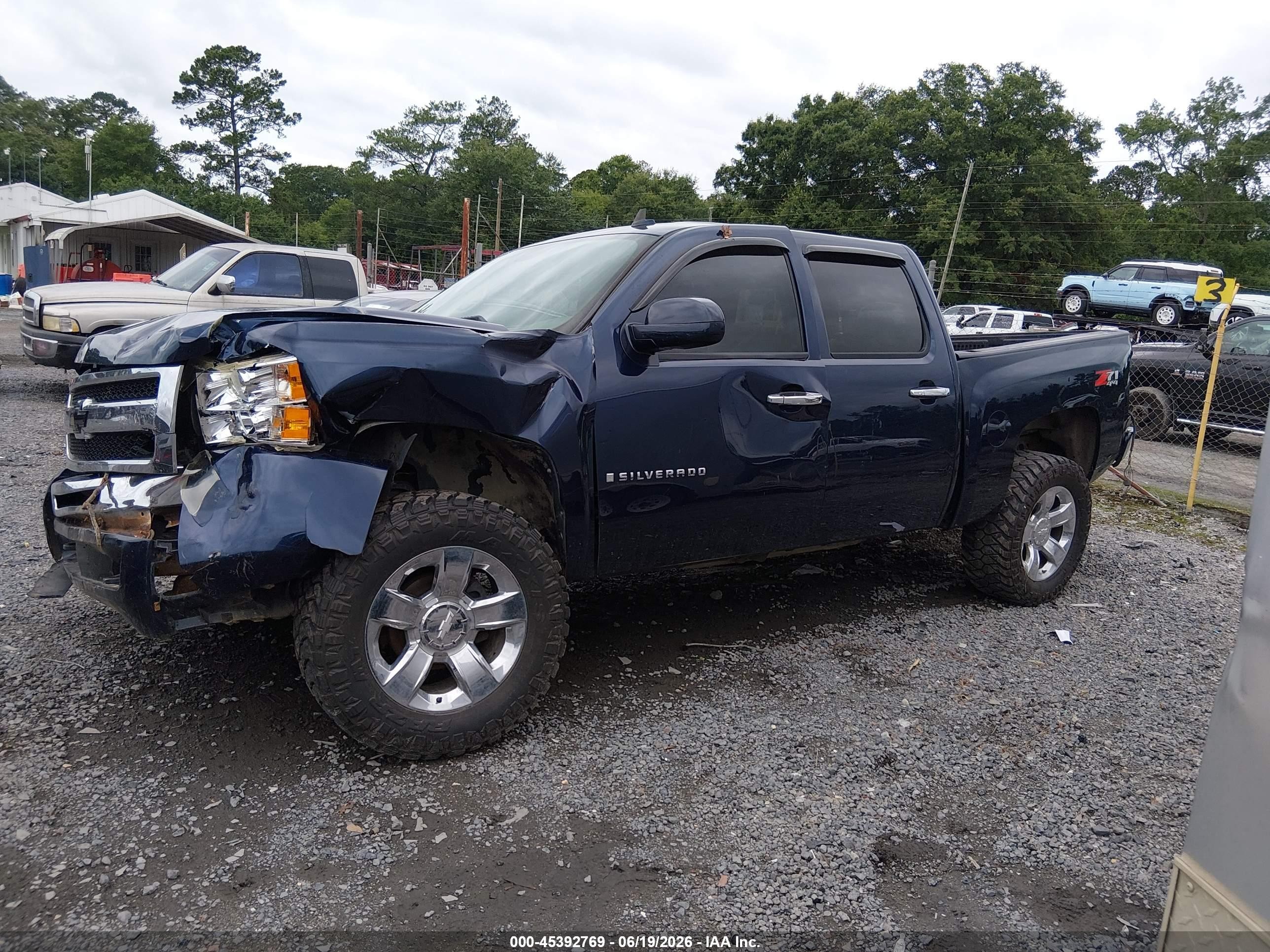 2009 Chevrolet Silverado 1500 Lt Blue vin: 3GCEK23M69G182984