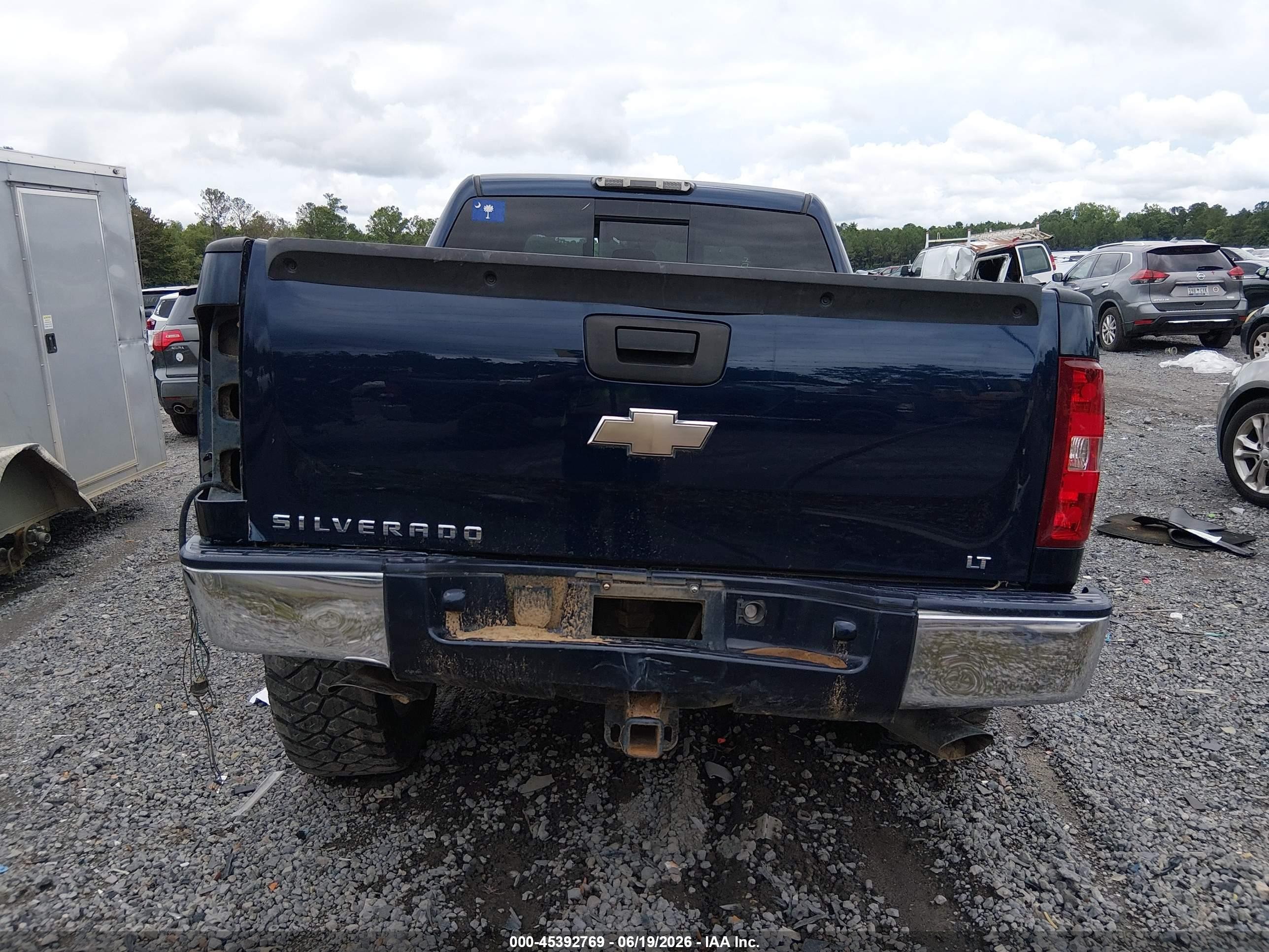 2009 Chevrolet Silverado 1500 Lt Blue vin: 3GCEK23M69G182984
