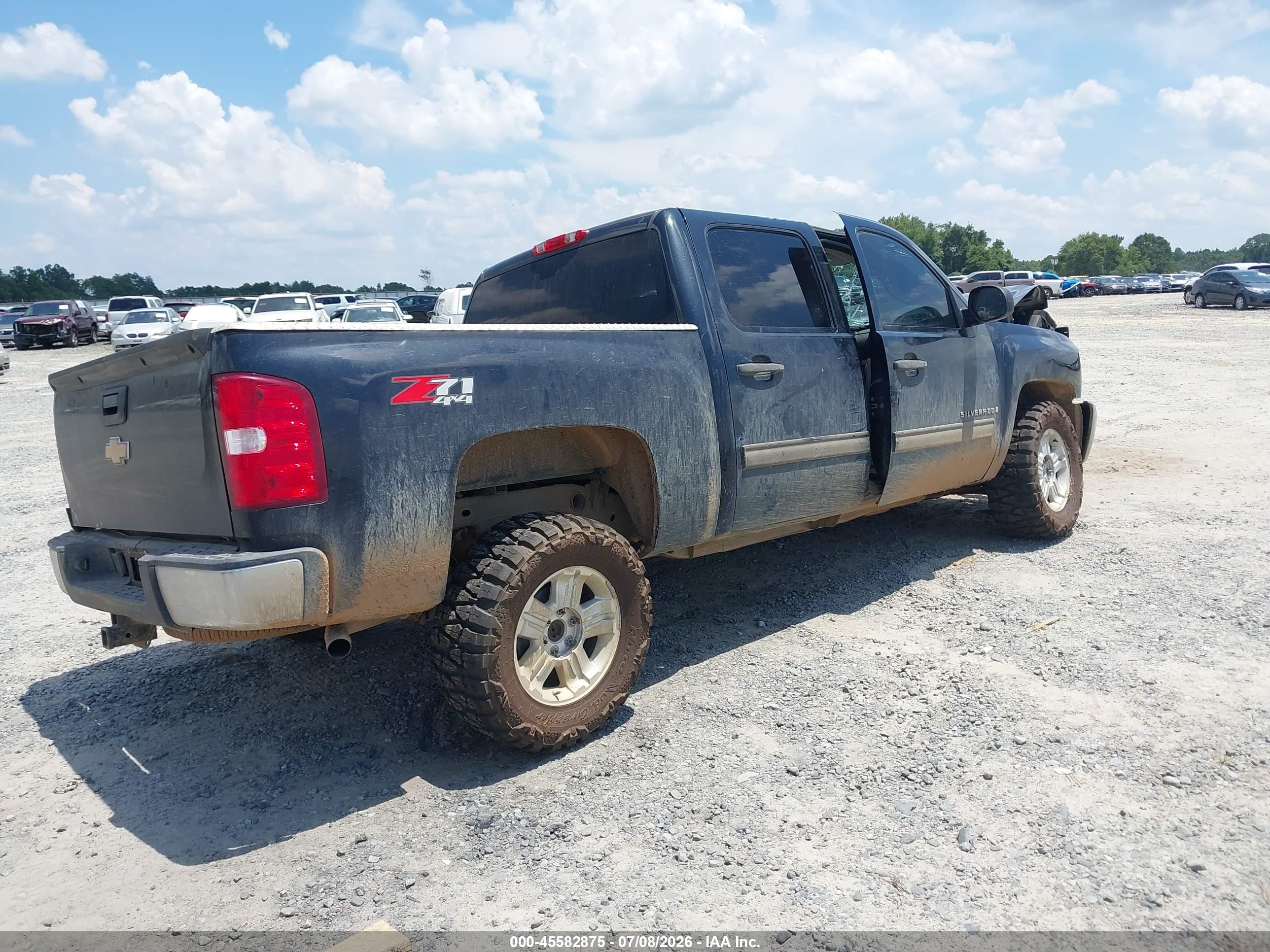 2009 Chevrolet Silverado 1500 Lt Black vin: 3GCEK23MX9G213105