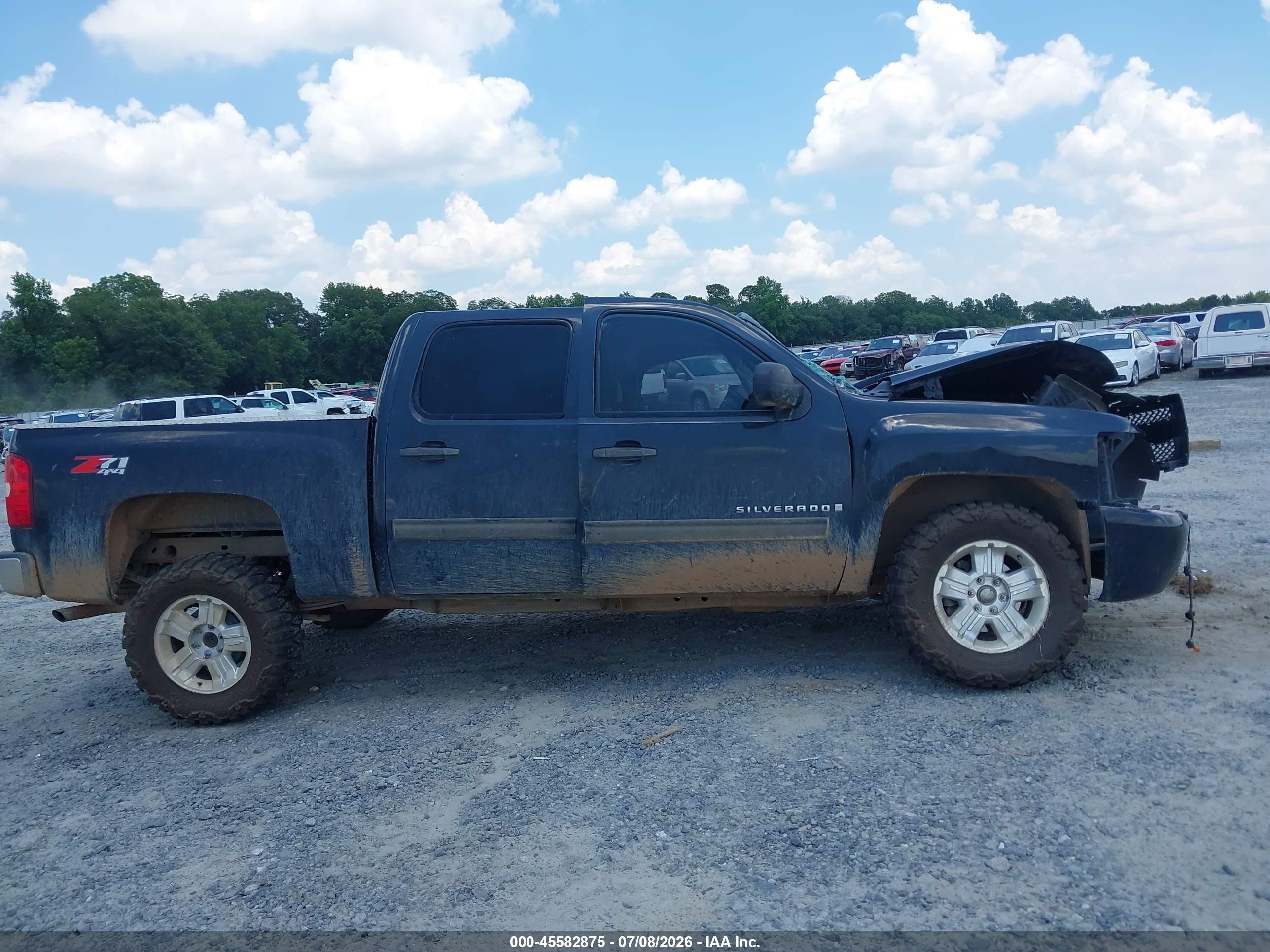 2009 Chevrolet Silverado 1500 Lt Black vin: 3GCEK23MX9G213105
