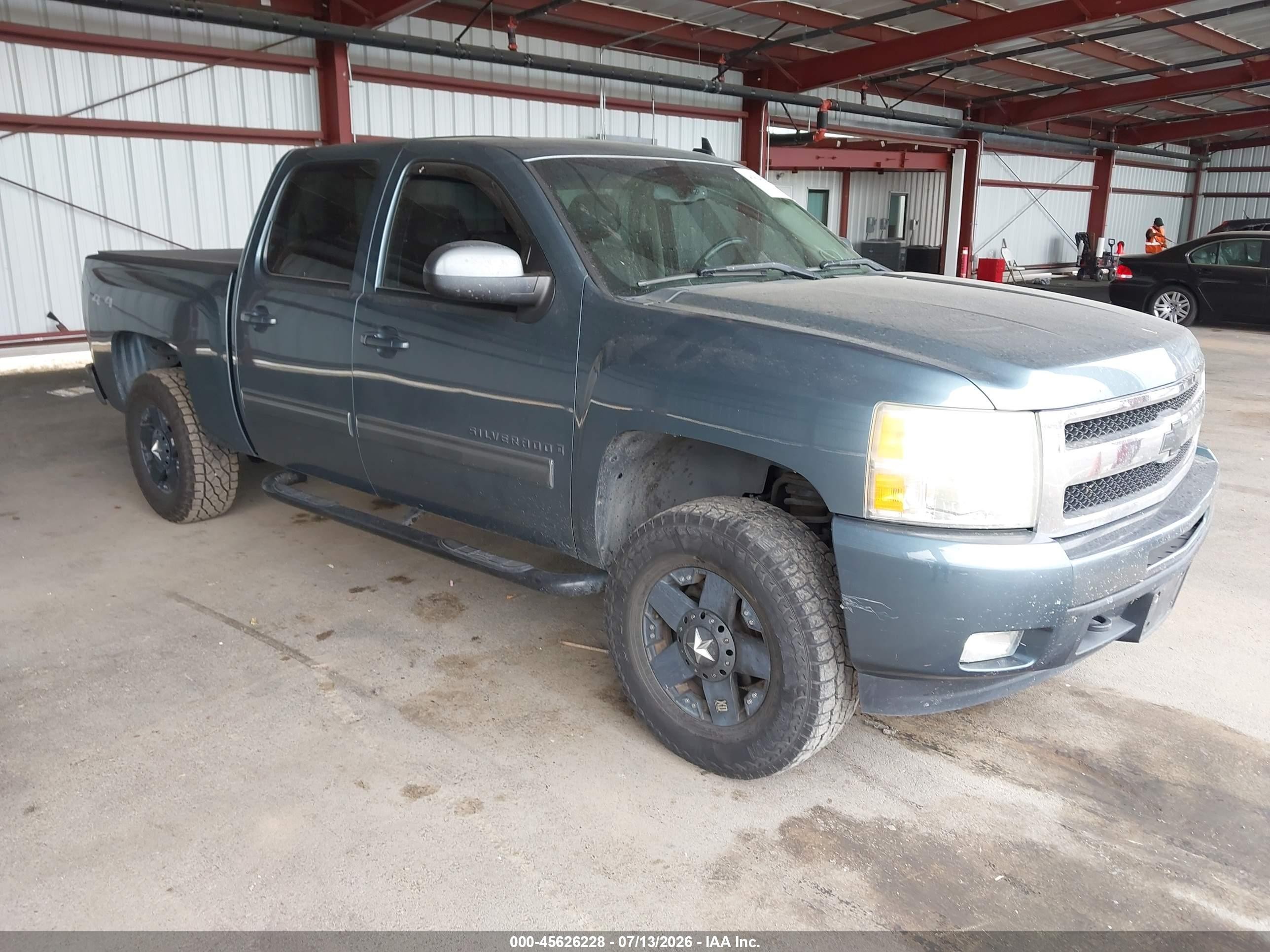 2009 Chevrolet Silverado 1500 Ltz Green vin: 3GCEK33279G109515