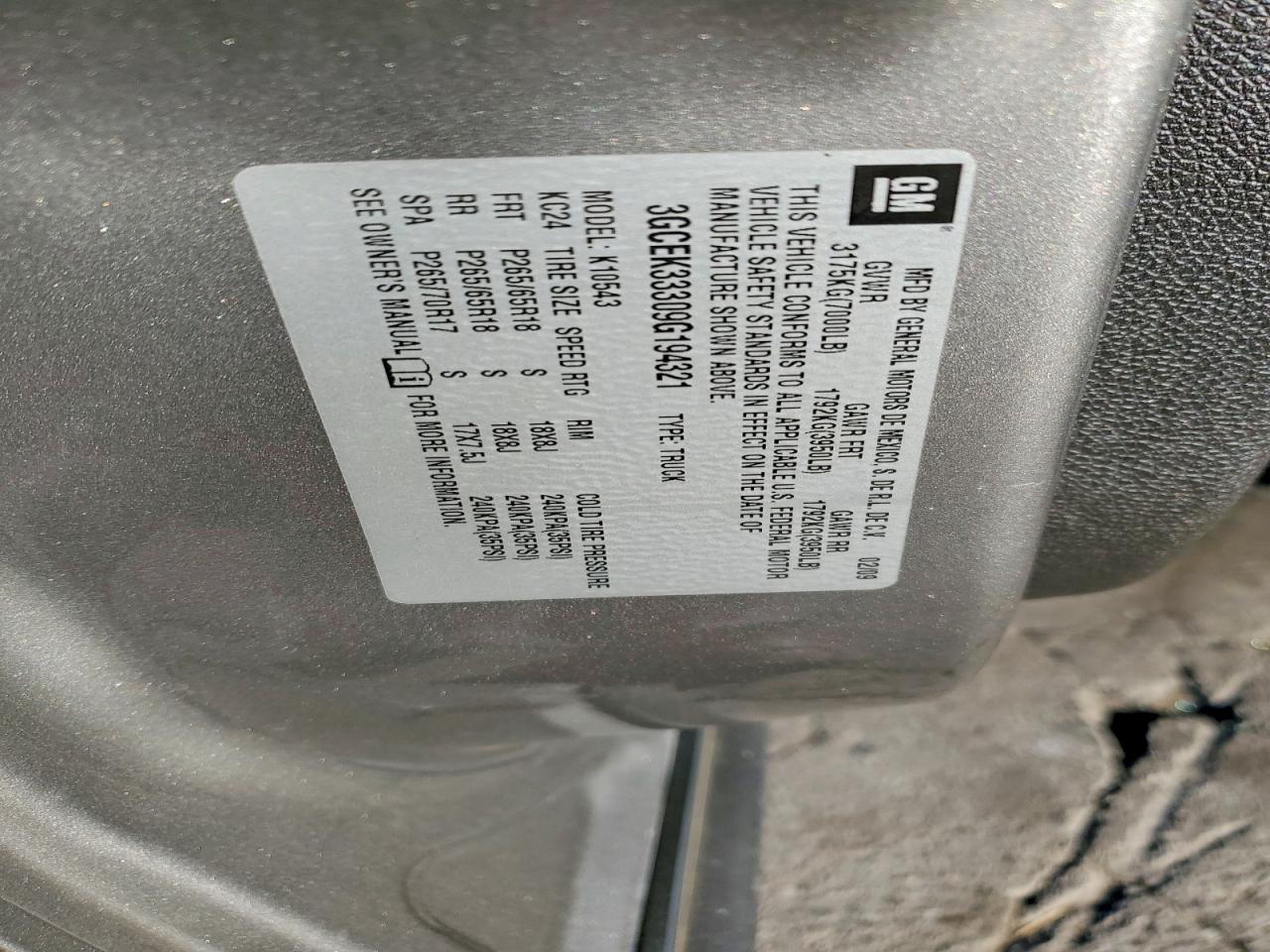 2009 Chevrolet Silverado K1500 Ltz Gray vin: 3GCEK33309G194321