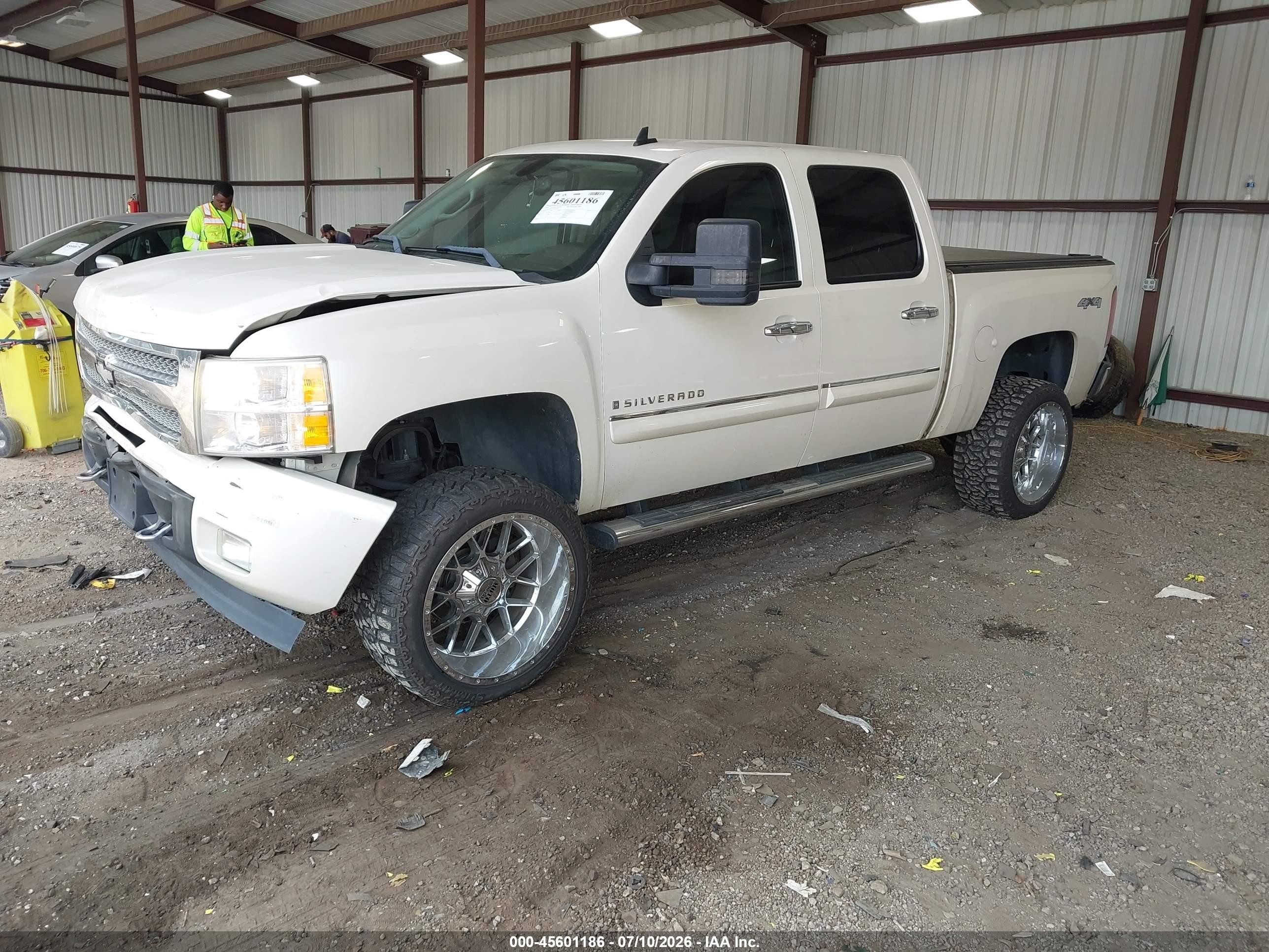 2009 Chevrolet Silverado 1500 Ltz White vin: 3GCEK33369G159055