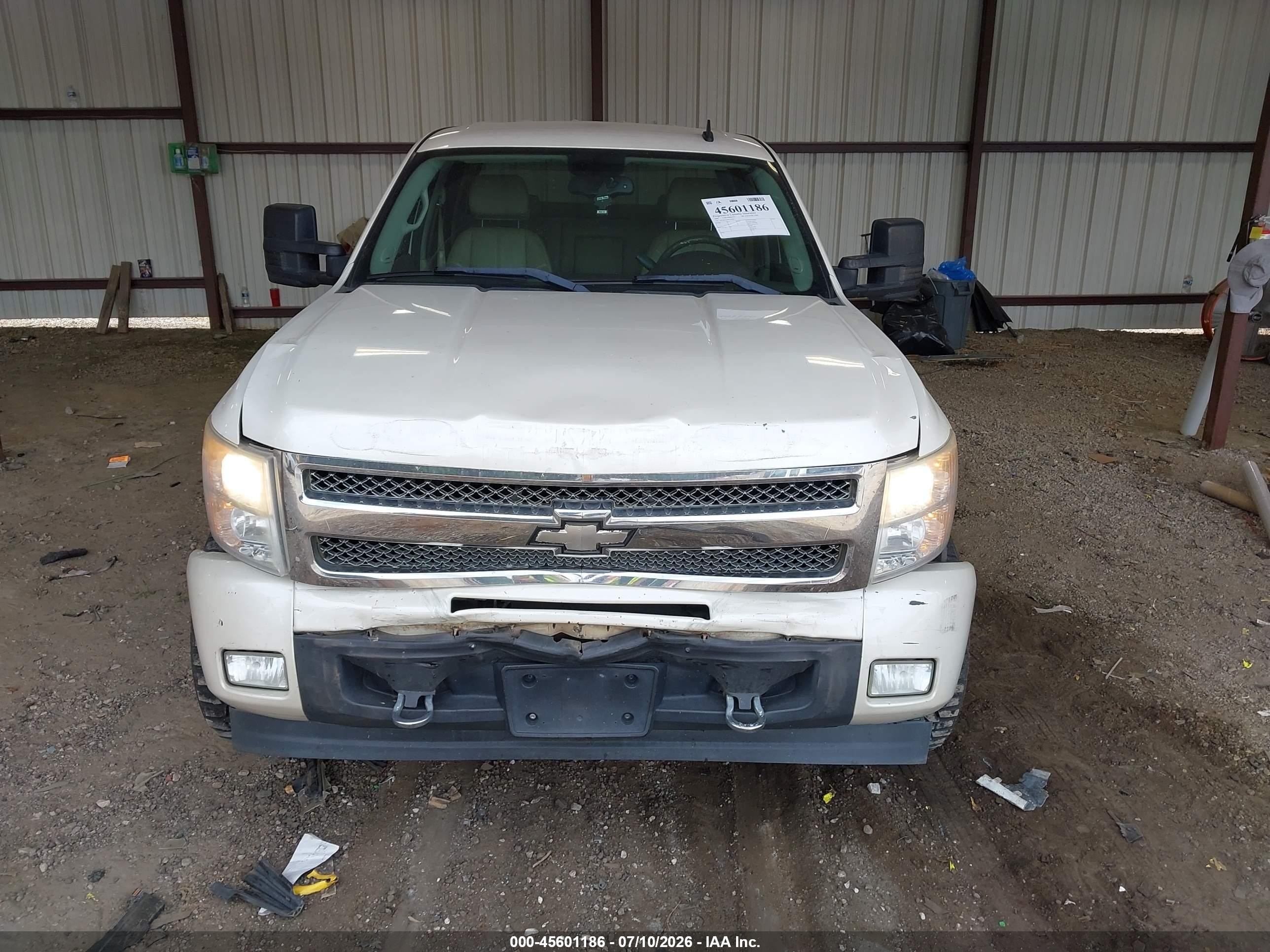 2009 Chevrolet Silverado 1500 Ltz White vin: 3GCEK33369G159055