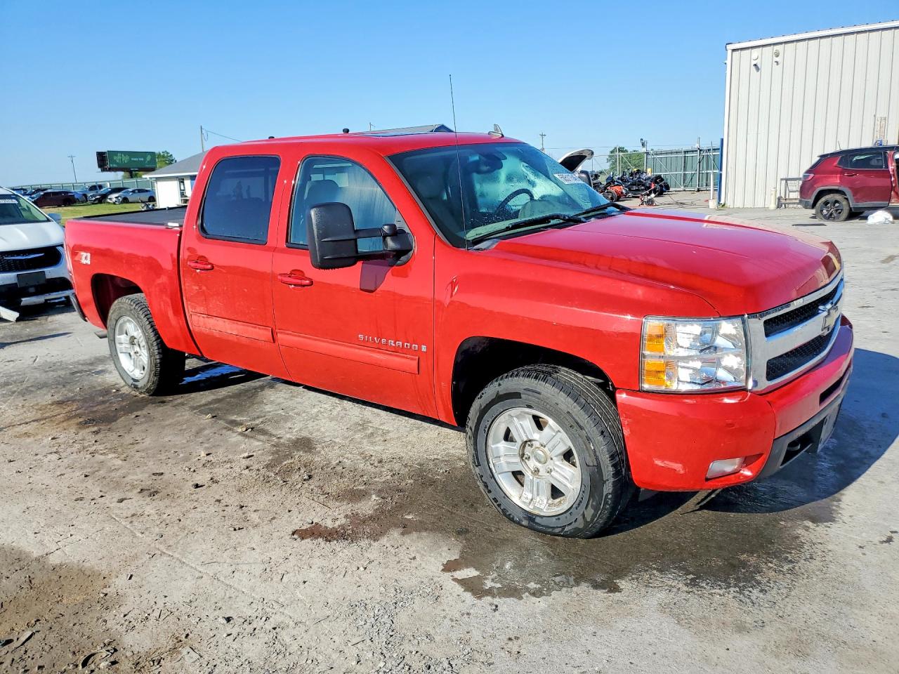 2009 Chevrolet Silverado K1500 Ltz Red vin: 3GCEK33389G164435
