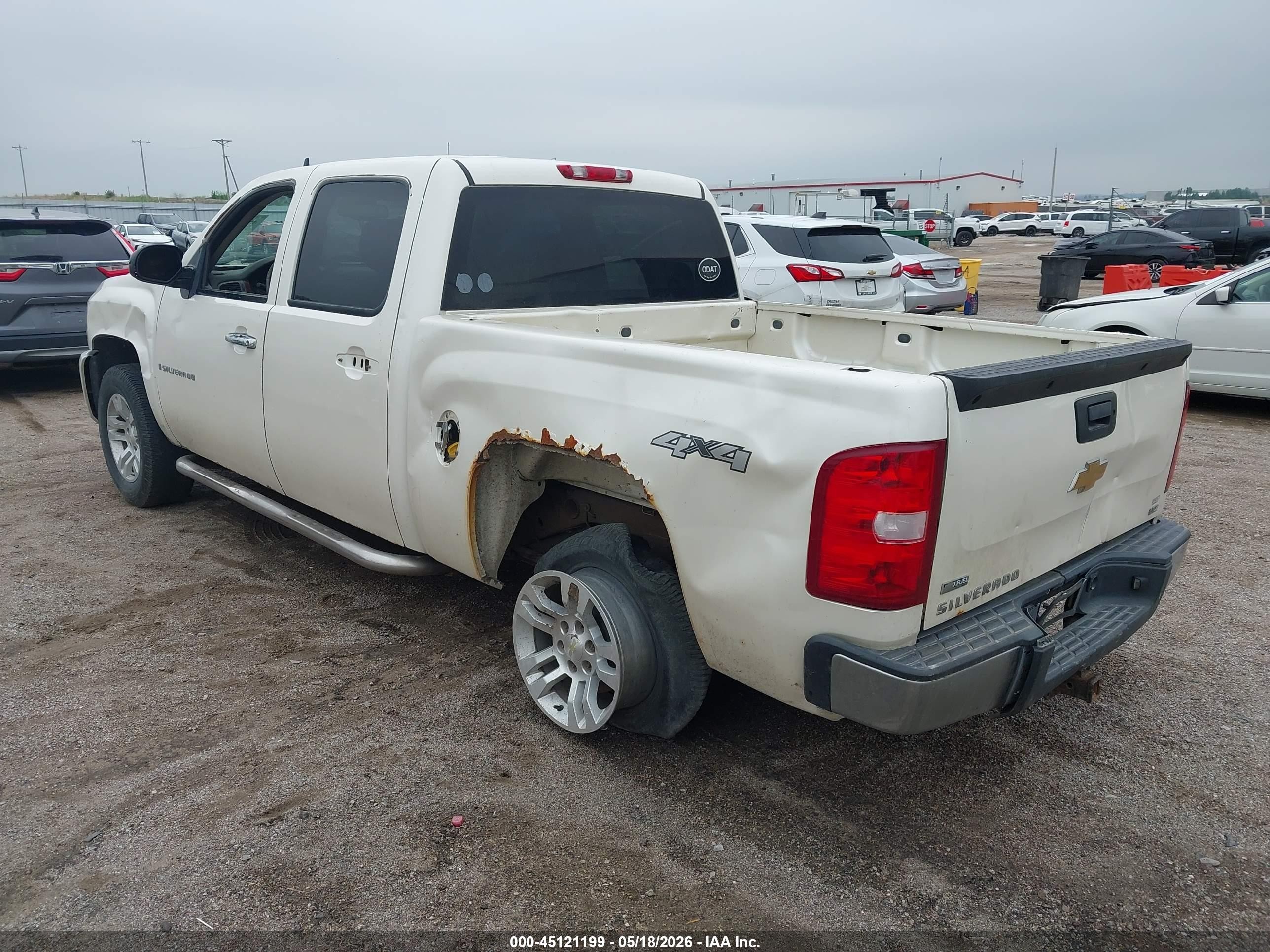 2009 Chevrolet Silverado 1500 Ltz White vin: 3GCEK33389G236847