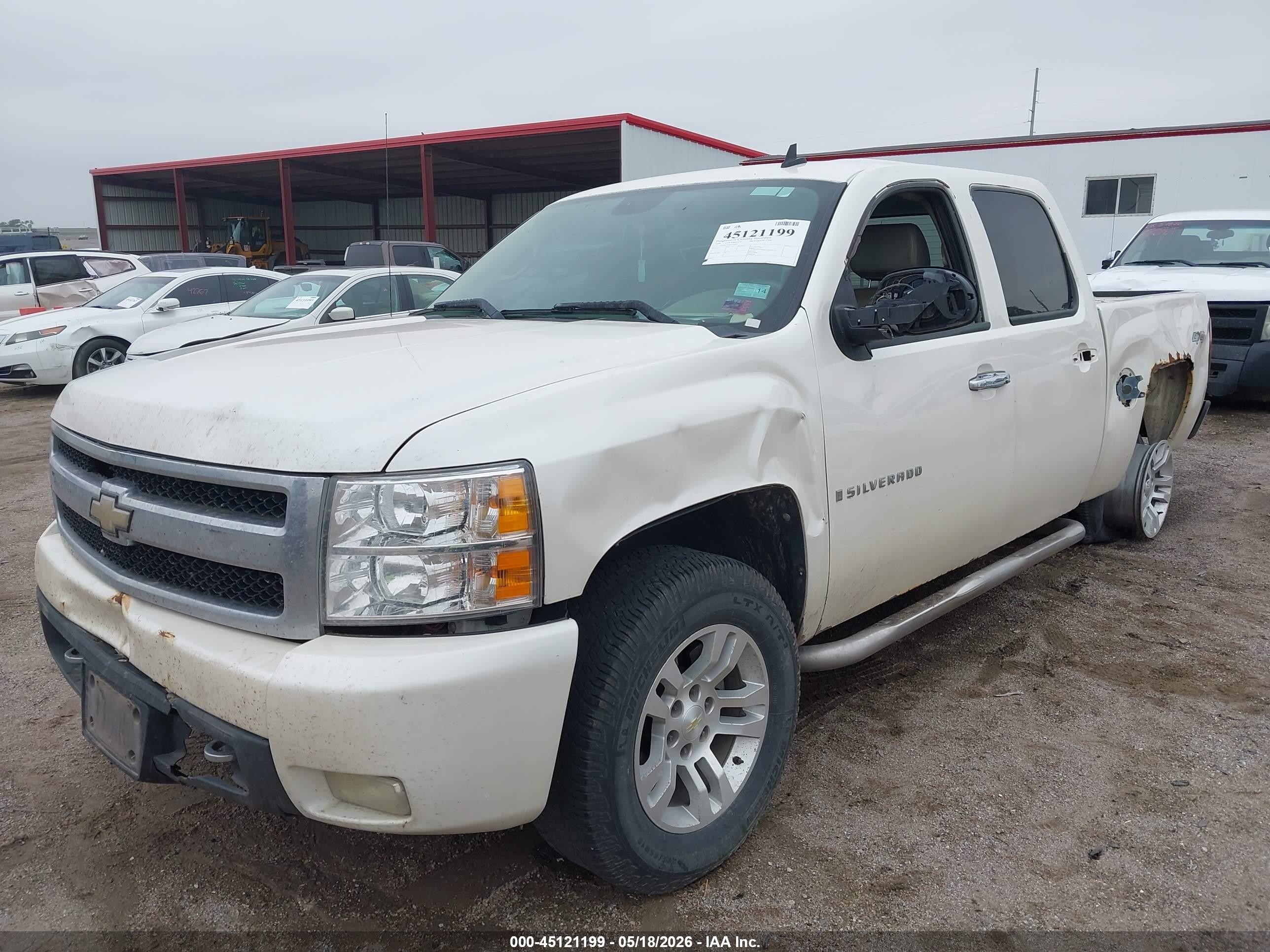 2009 Chevrolet Silverado 1500 Ltz White vin: 3GCEK33389G236847