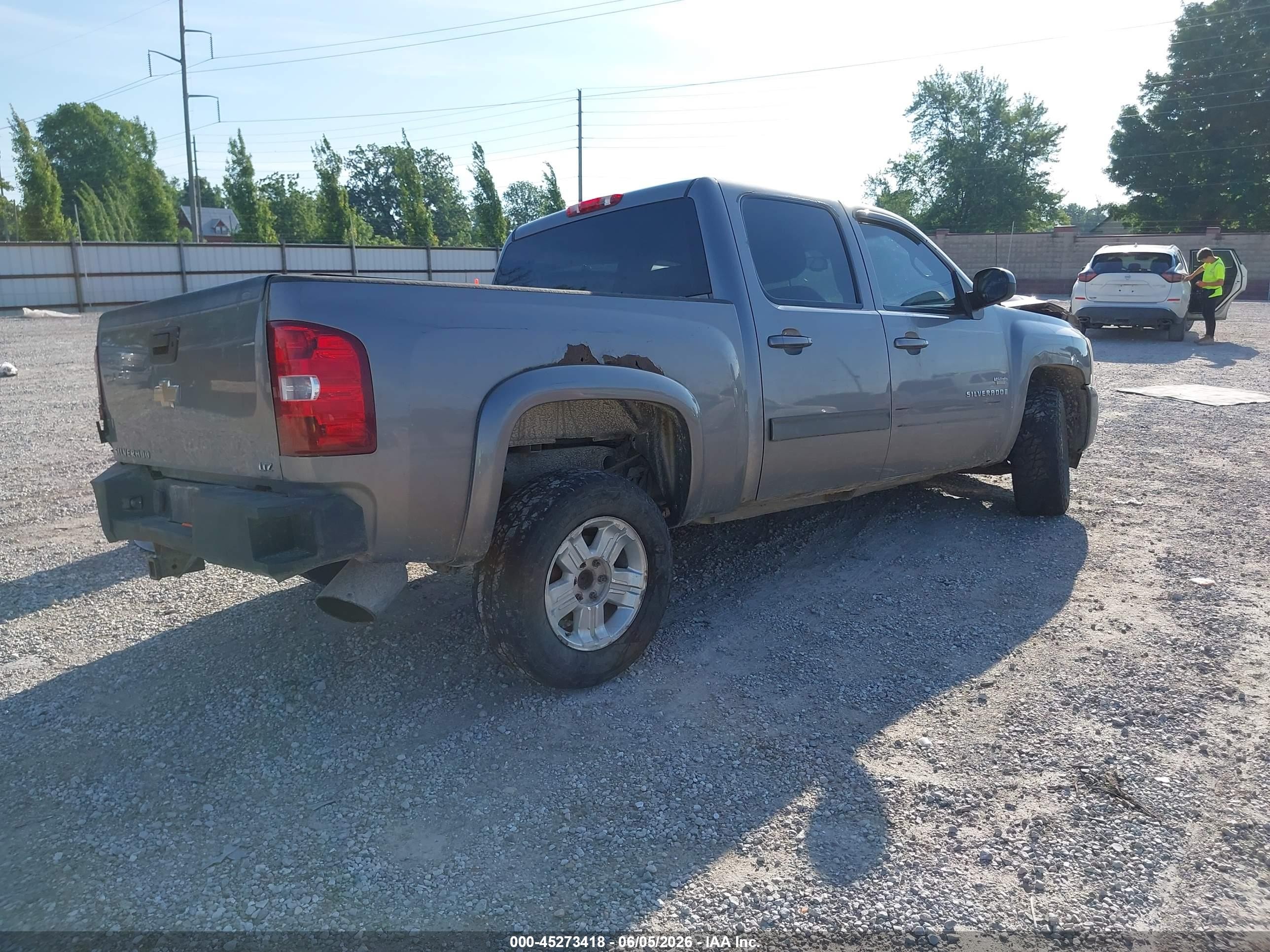 2009 Chevrolet Silverado 1500 Ltz Gray vin: 3GCEK33399G232290