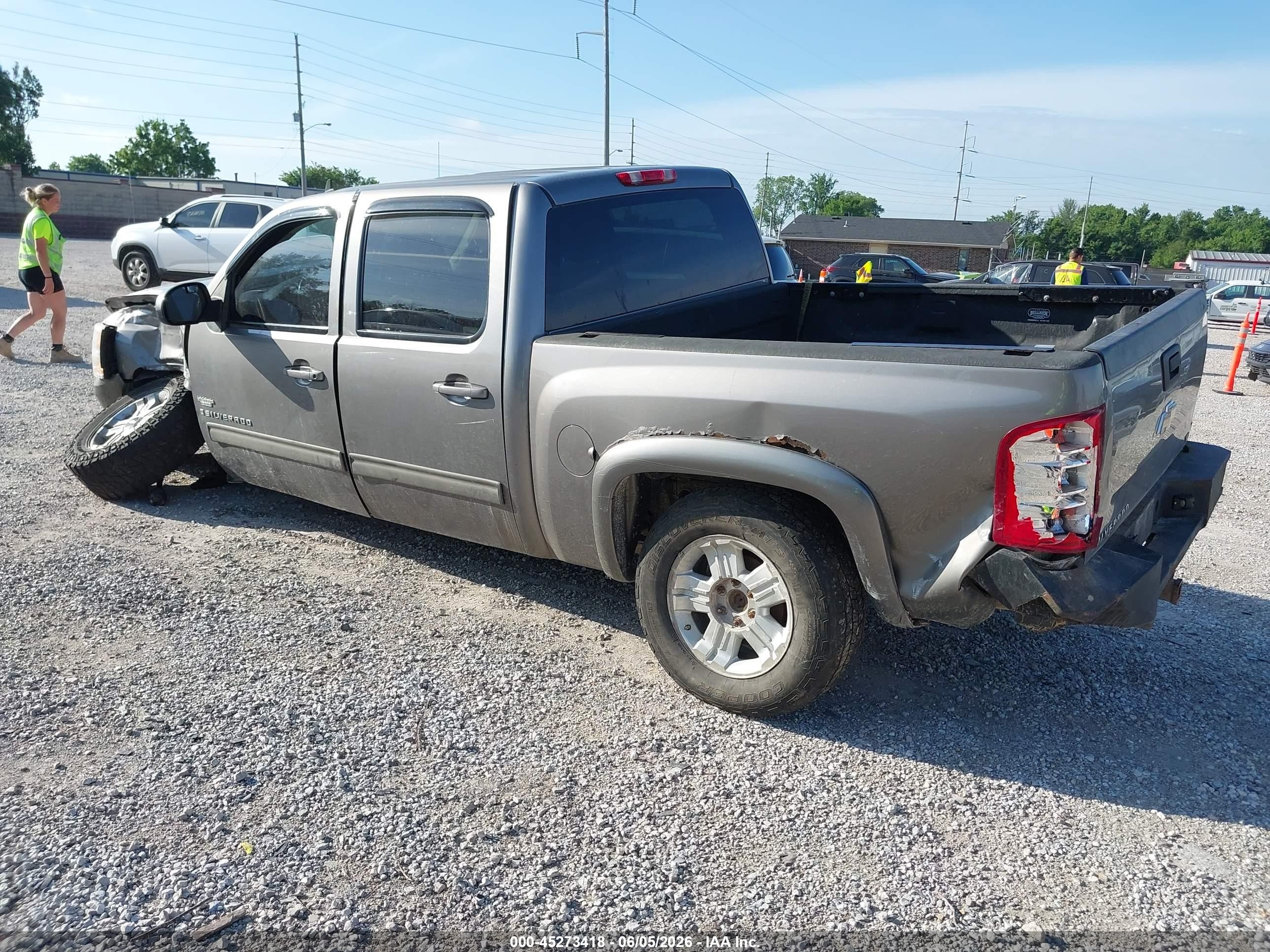 2009 Chevrolet Silverado 1500 Ltz Gray vin: 3GCEK33399G232290
