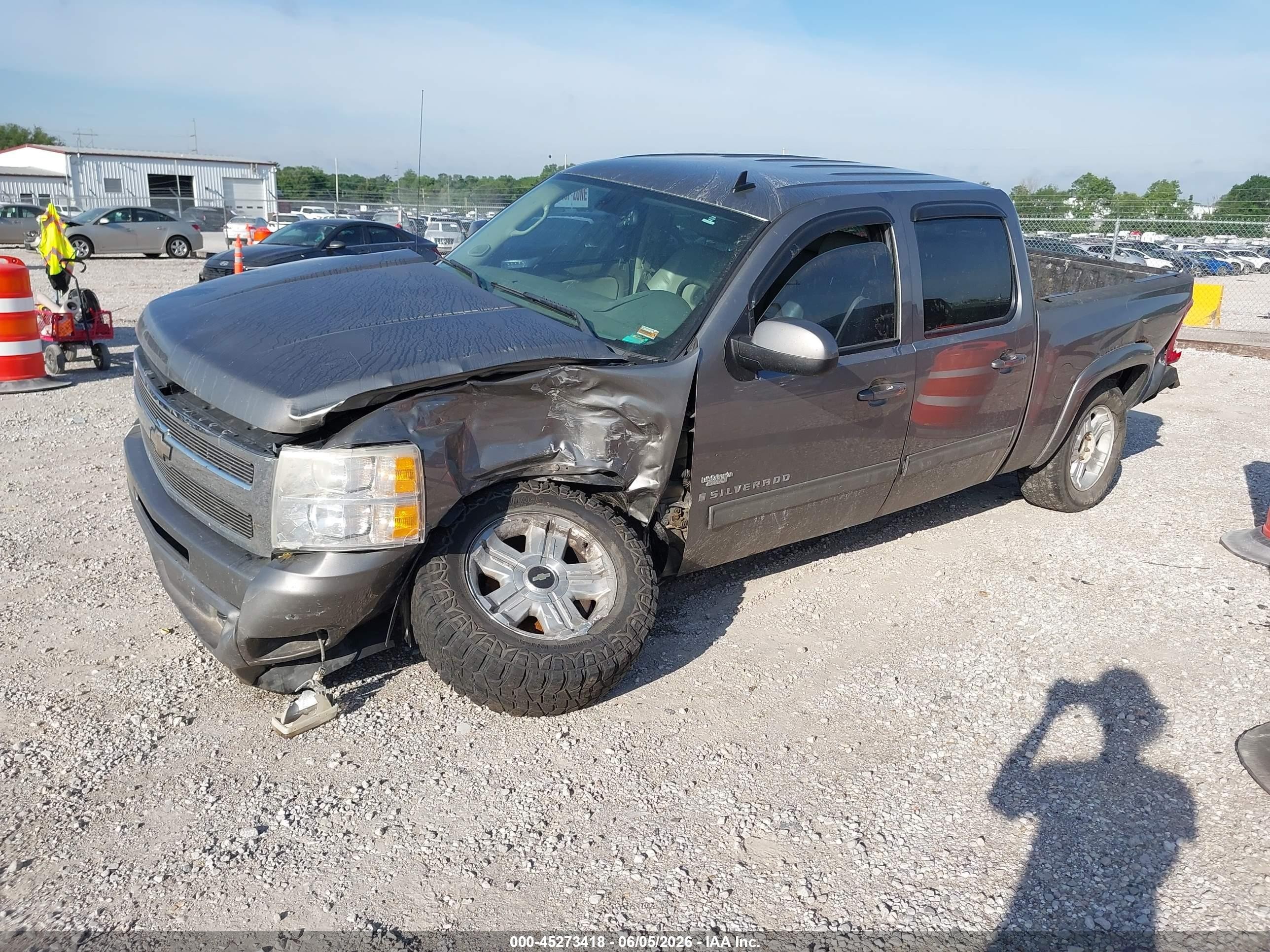 2009 Chevrolet Silverado 1500 Ltz Gray vin: 3GCEK33399G232290