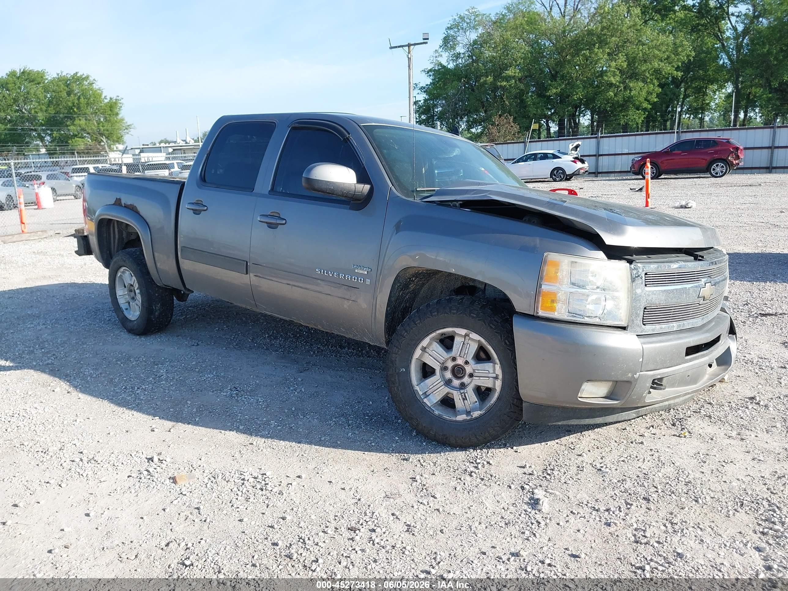2009 Chevrolet Silverado 1500 Ltz Gray vin: 3GCEK33399G232290