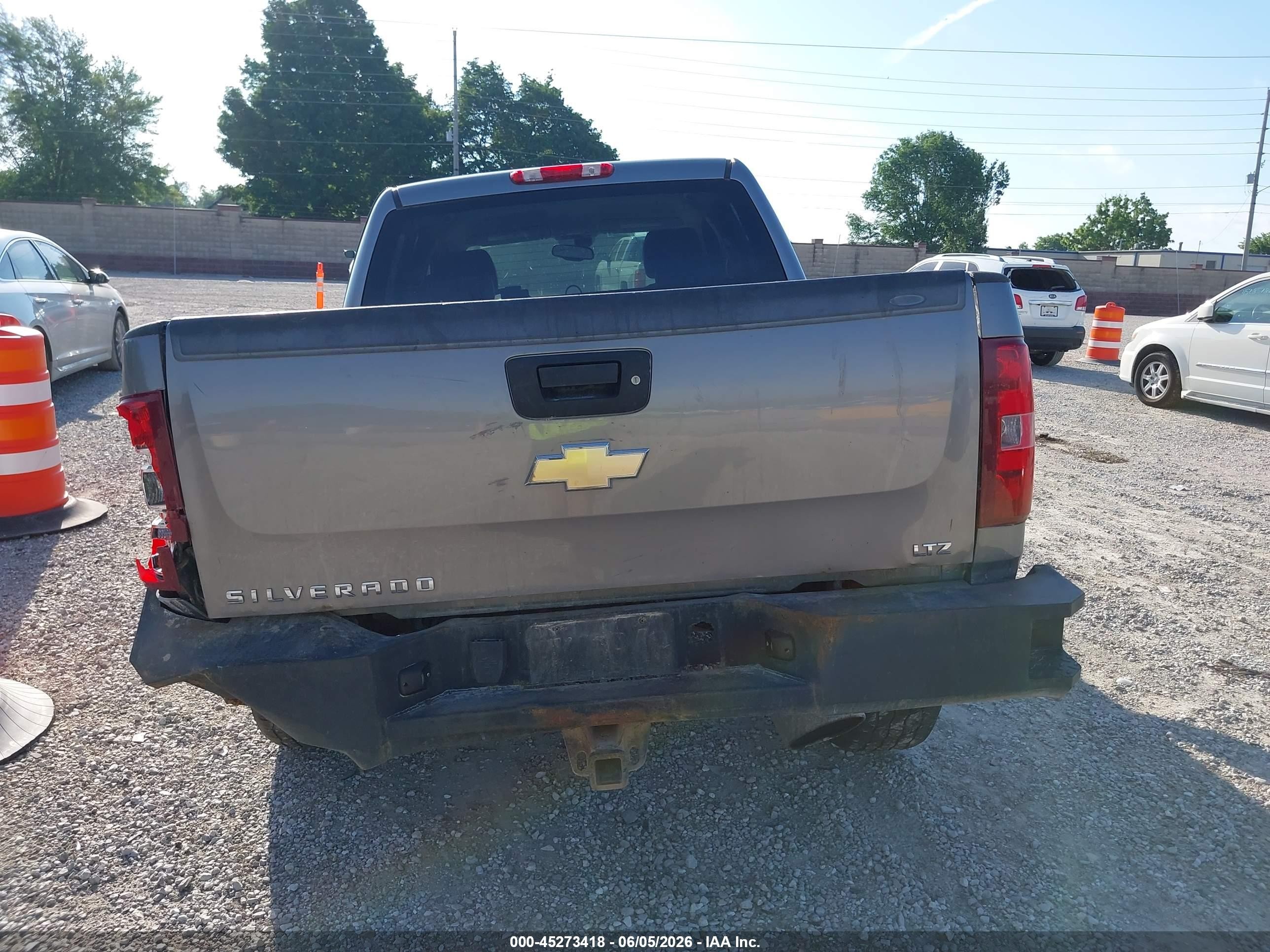 2009 Chevrolet Silverado 1500 Ltz Gray vin: 3GCEK33399G232290