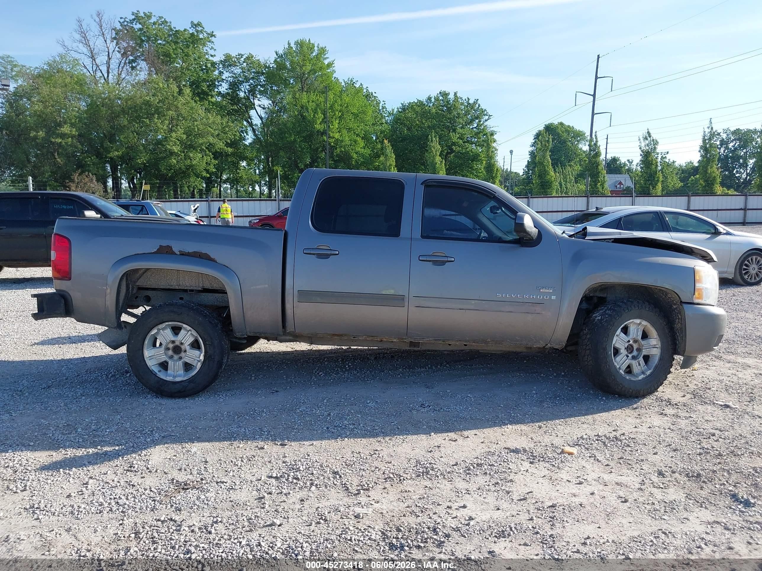 2009 Chevrolet Silverado 1500 Ltz Gray vin: 3GCEK33399G232290