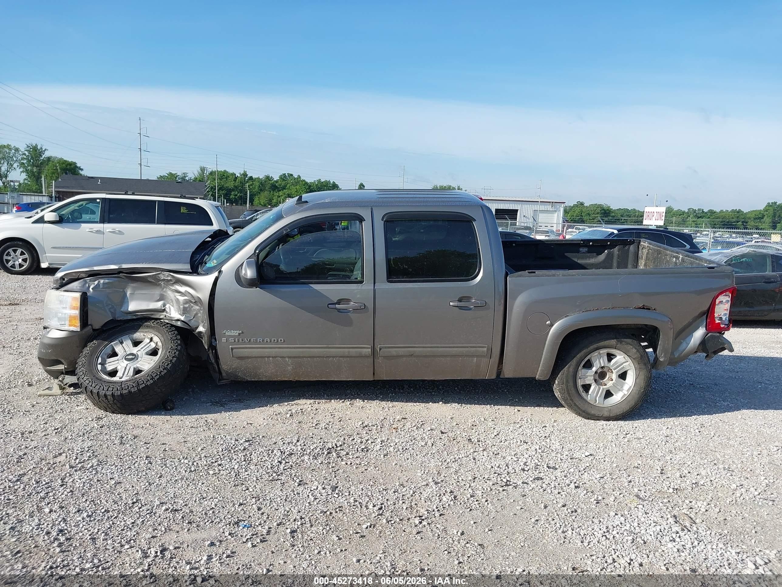 2009 Chevrolet Silverado 1500 Ltz Gray vin: 3GCEK33399G232290