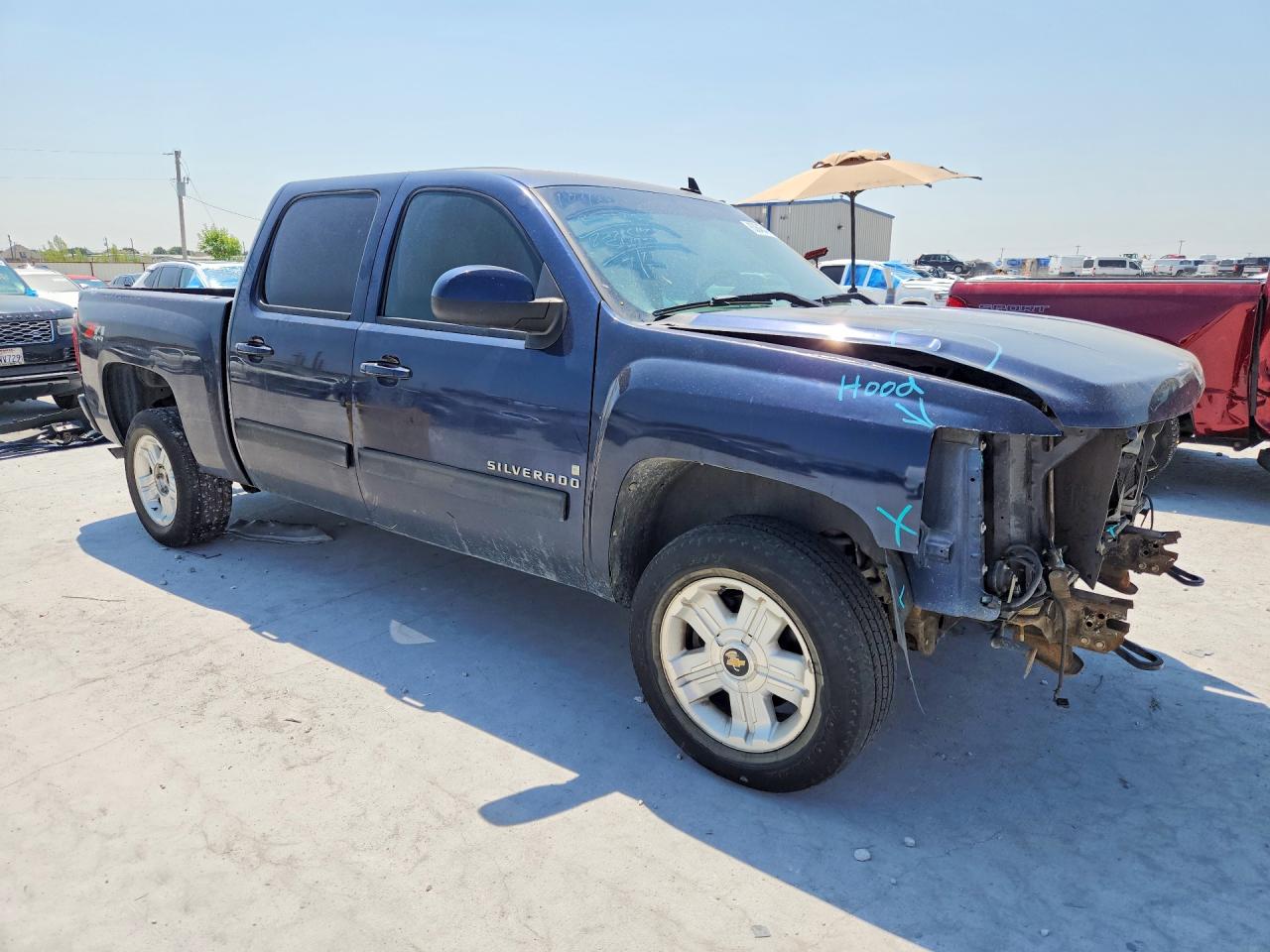 2009 Chevrolet Silverado K1500 Ltz Синий vin: 3GCEK33399G236582