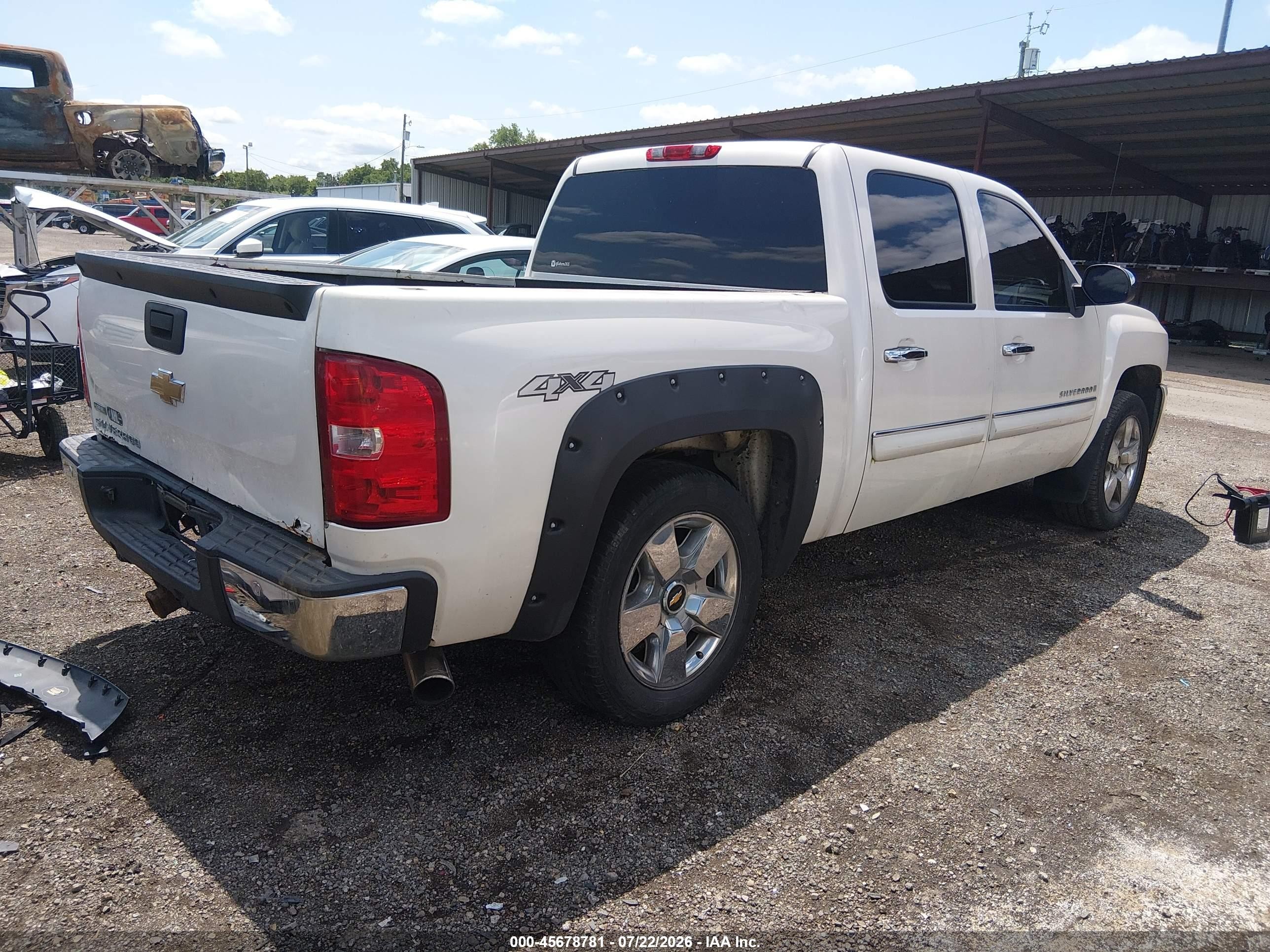 2009 Chevrolet Silverado 1500 Ltz White vin: 3GCEK33399G251311