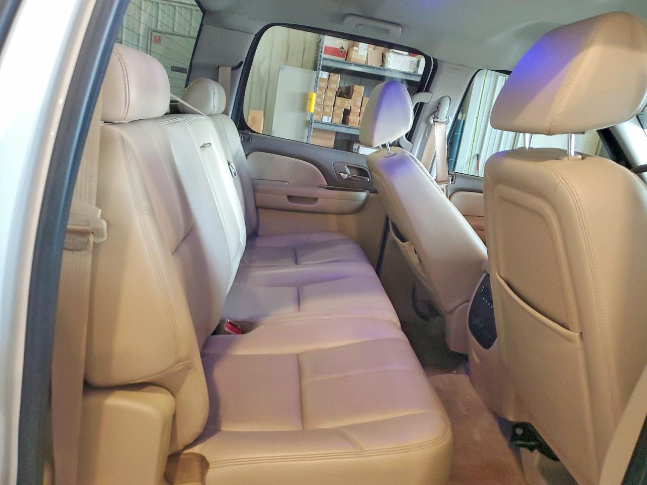 2009 Chevrolet Silverado K1500 Ltz White vin: 3GCEK33M09G125489